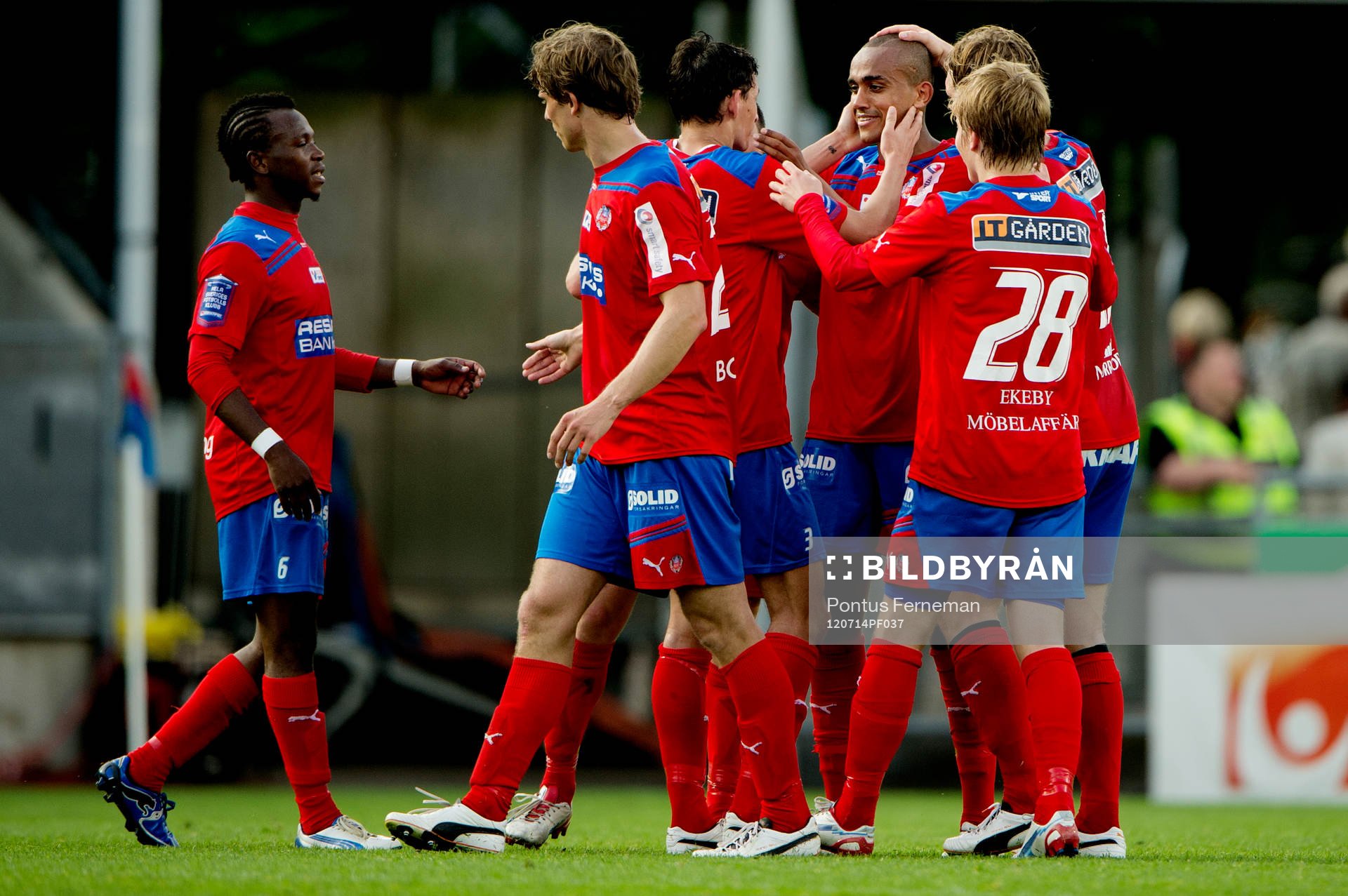  Walid Atta, Helsingborg, jubel, 1-0.