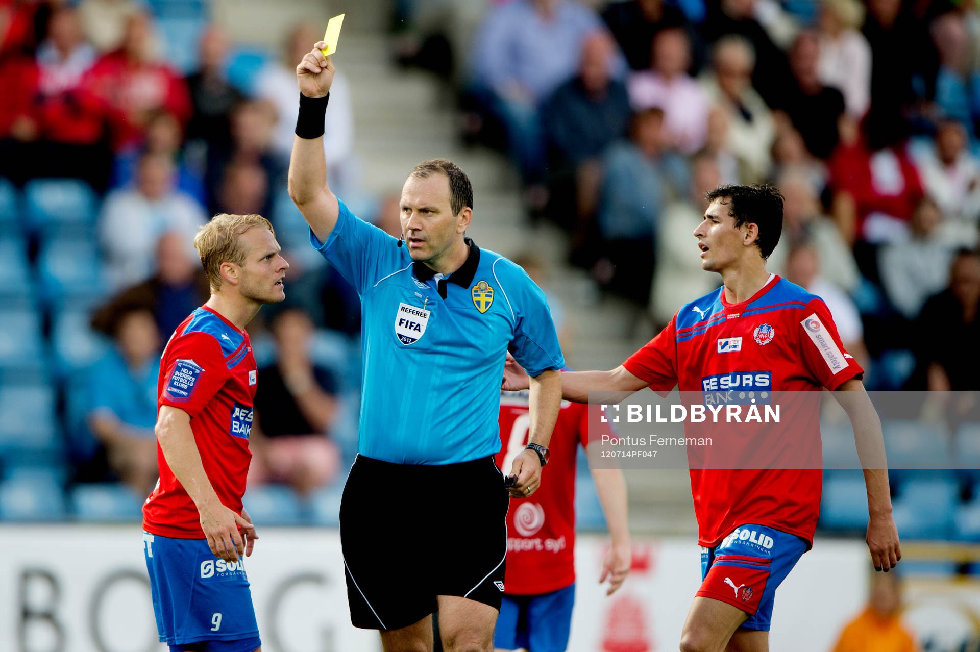 Erik Sundin, Helsingborg, Jonas Eriksson, domare, Loret