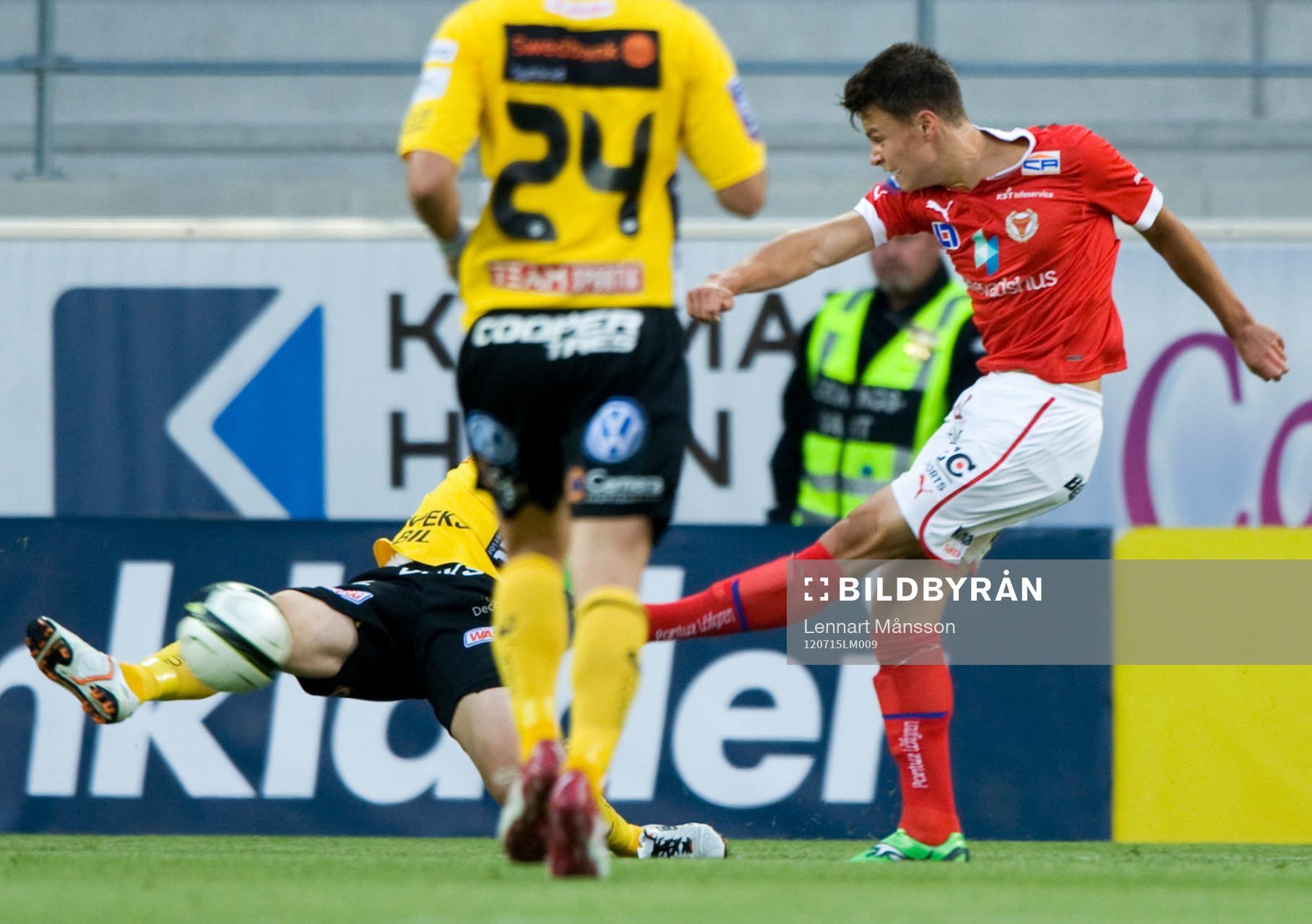 2-1, segermål av Melker Hallberg, Kalmar
