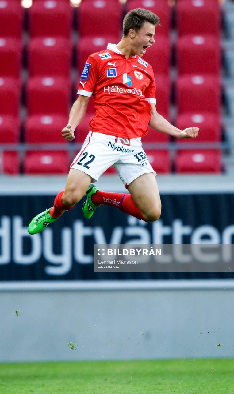 2-1, segermål av Melker Hallberg, Kalmar