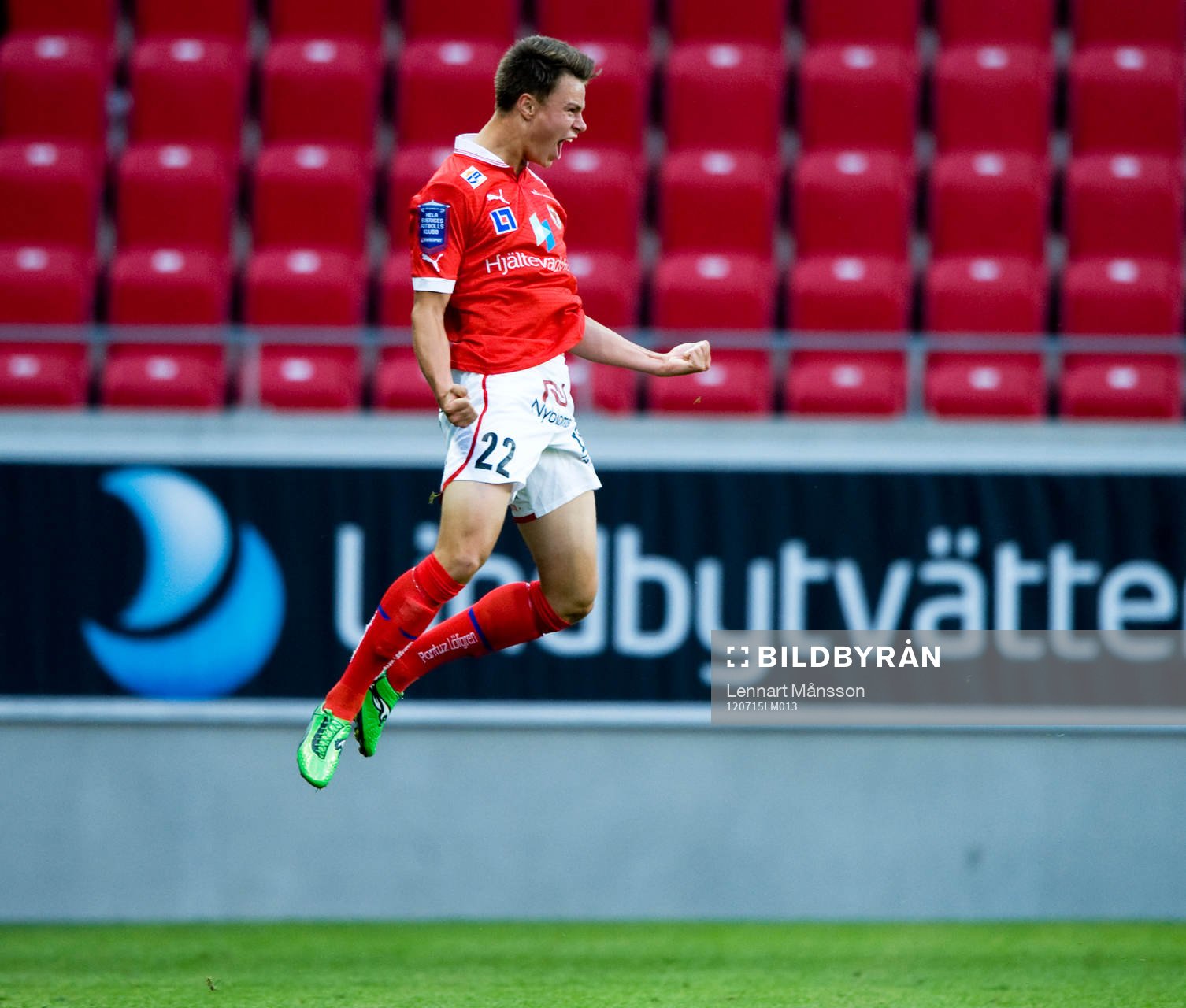 2-1, segermål av Melker Hallberg, Kalmar