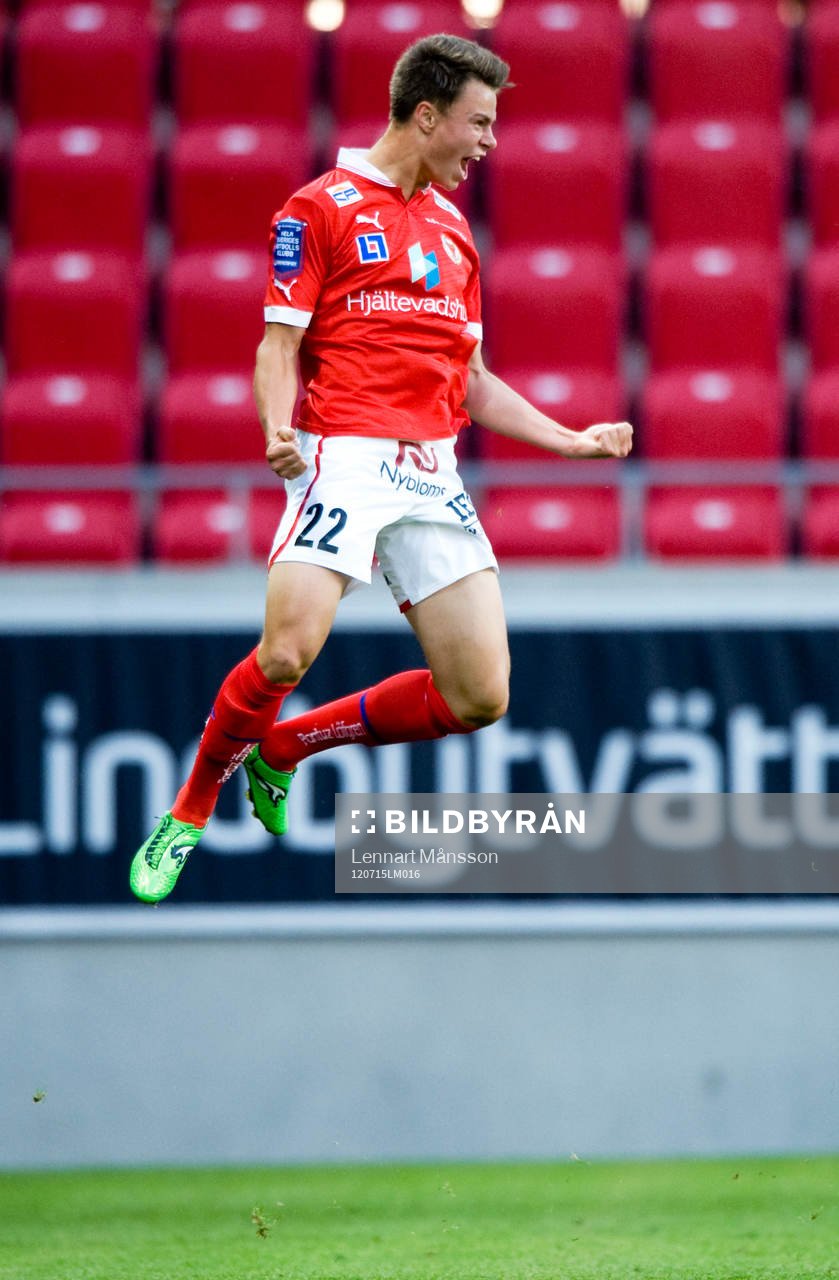 2-1, segermål av Melker Hallberg, Kalmar