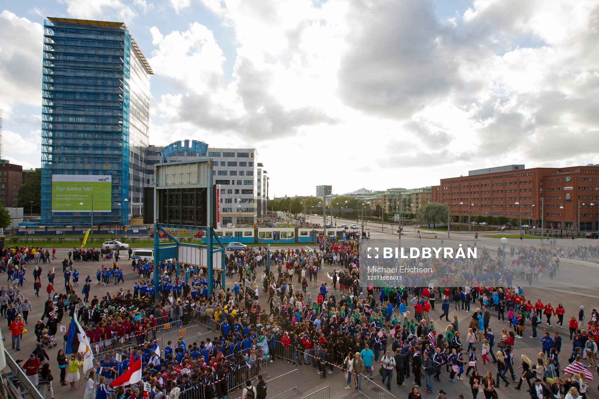 Fotboll, Gothia Cup, Invigning