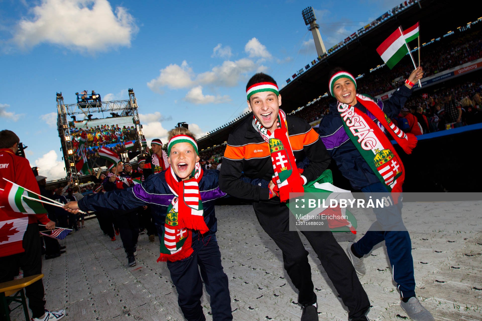 Fotboll, Gothia Cup, Invigning