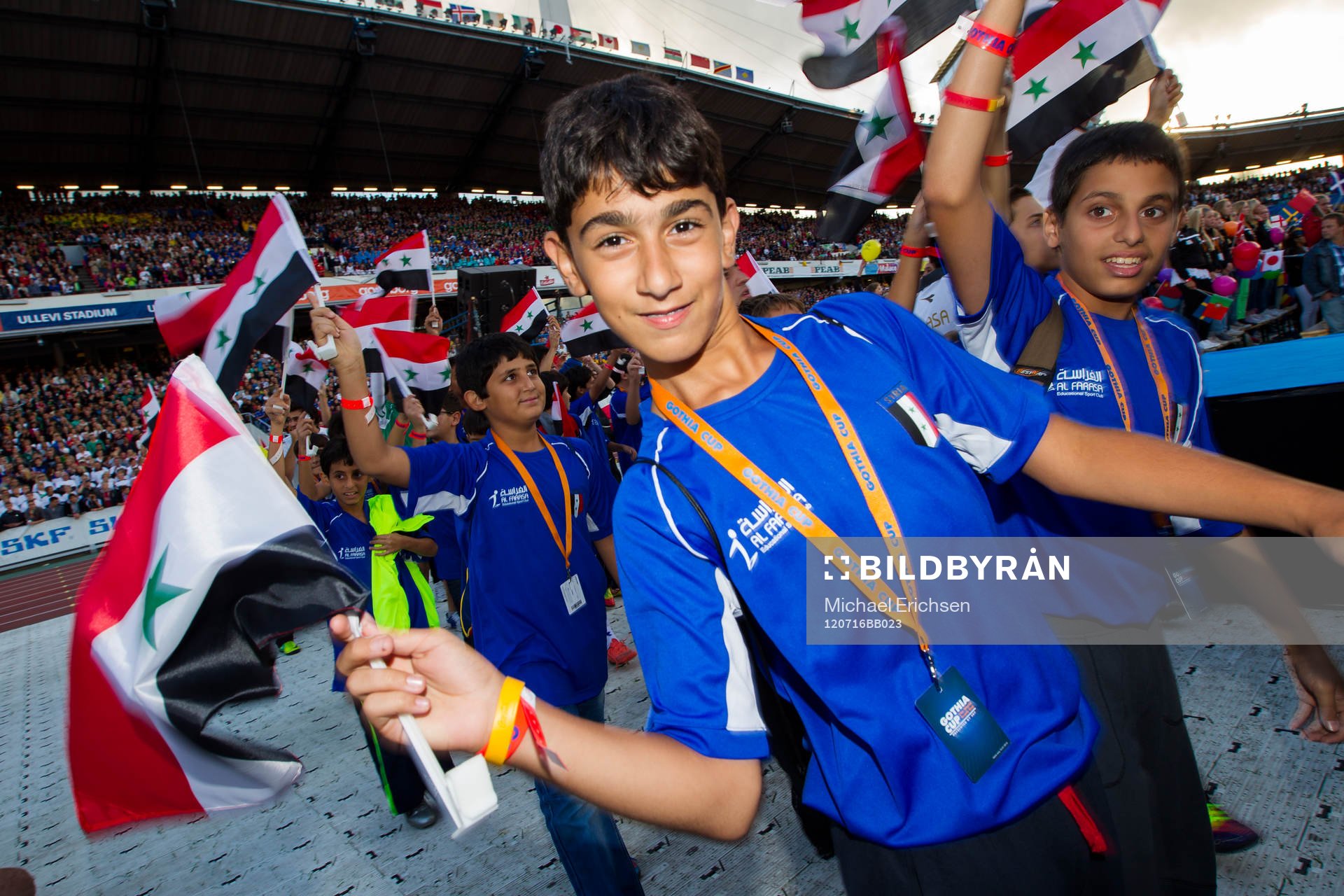 Fotboll, Gothia Cup, Invigning