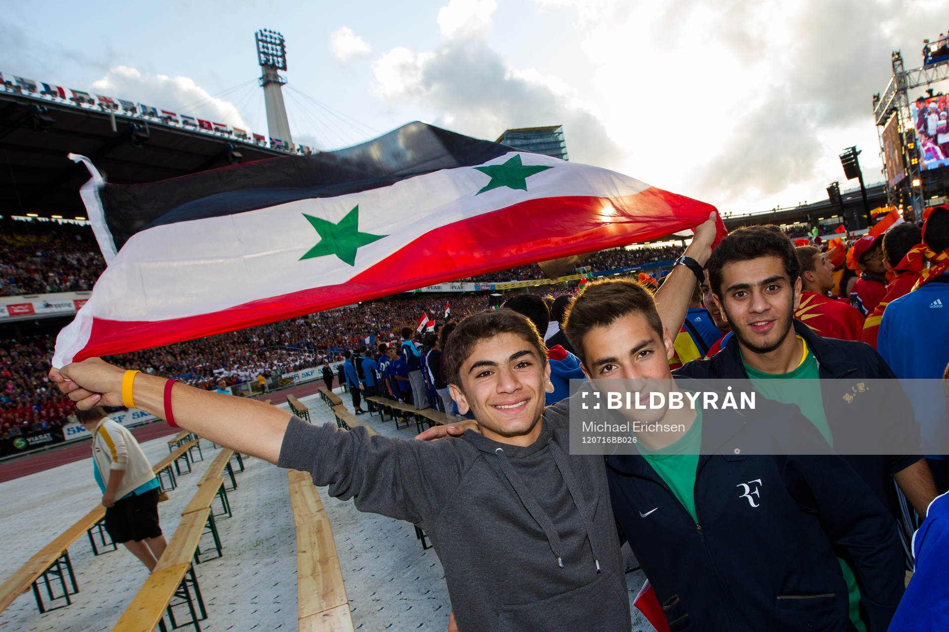 Fotboll, Gothia Cup, Invigning