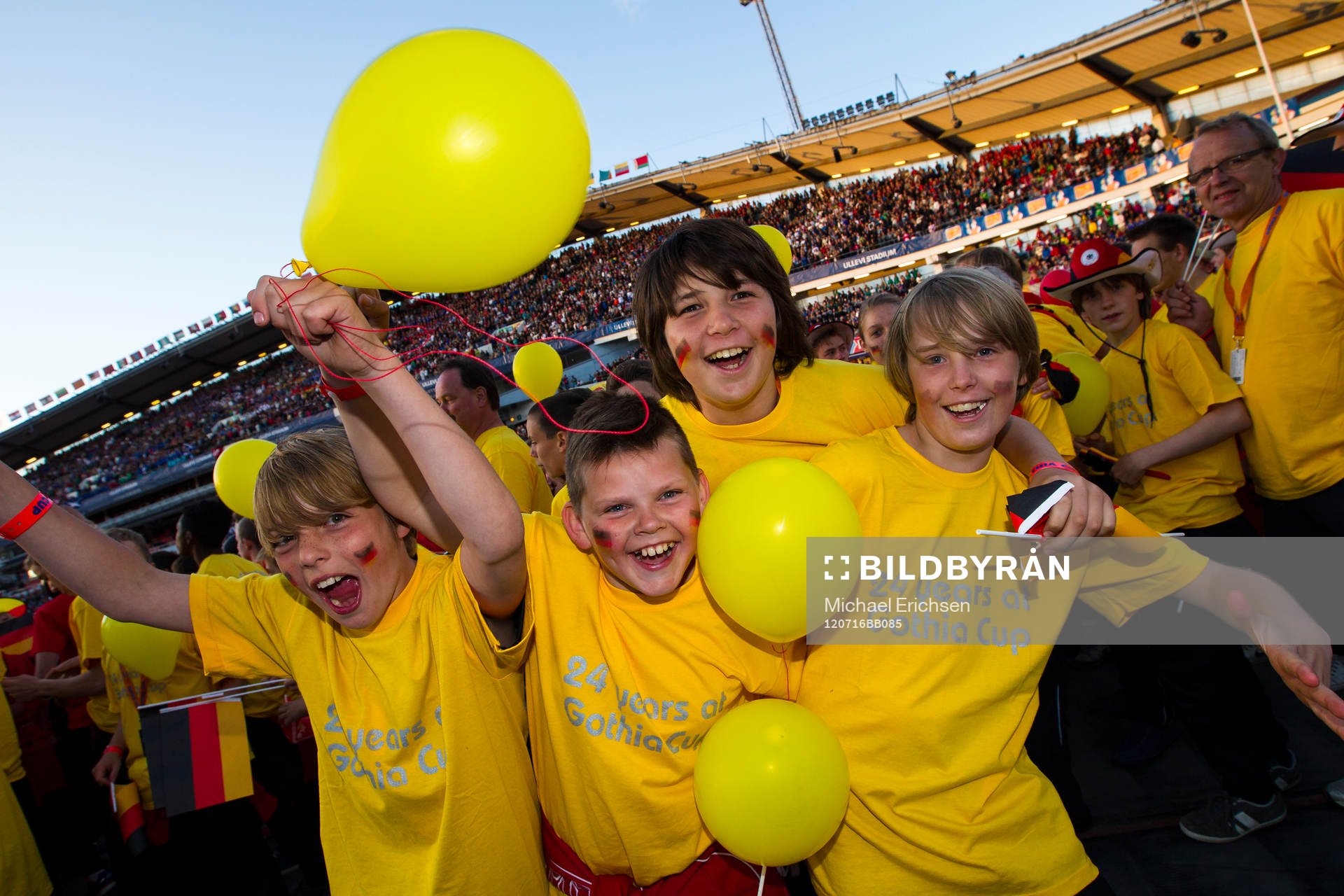 Fotboll, Gothia Cup, Invigning