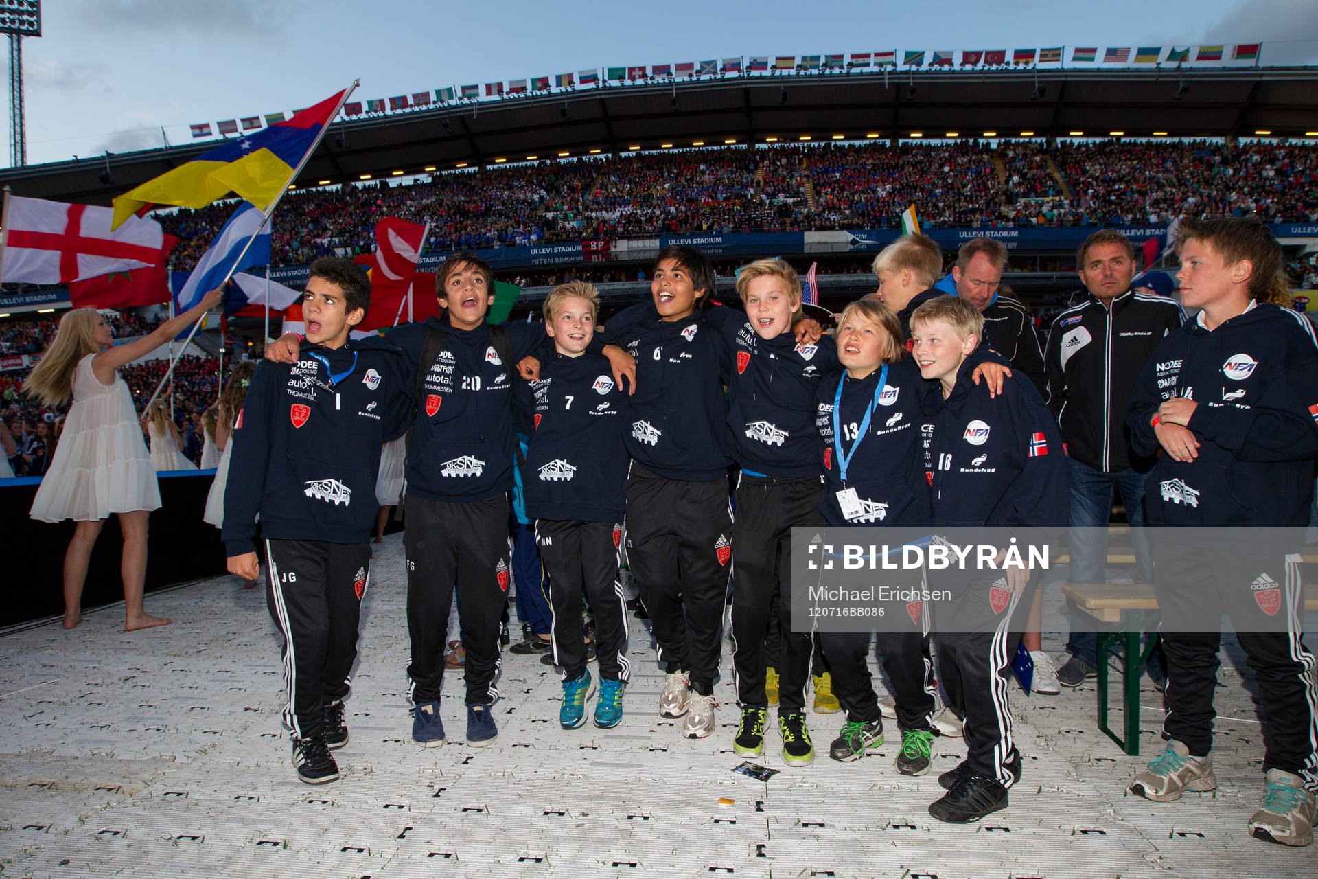 Fotboll, Gothia Cup, Invigning