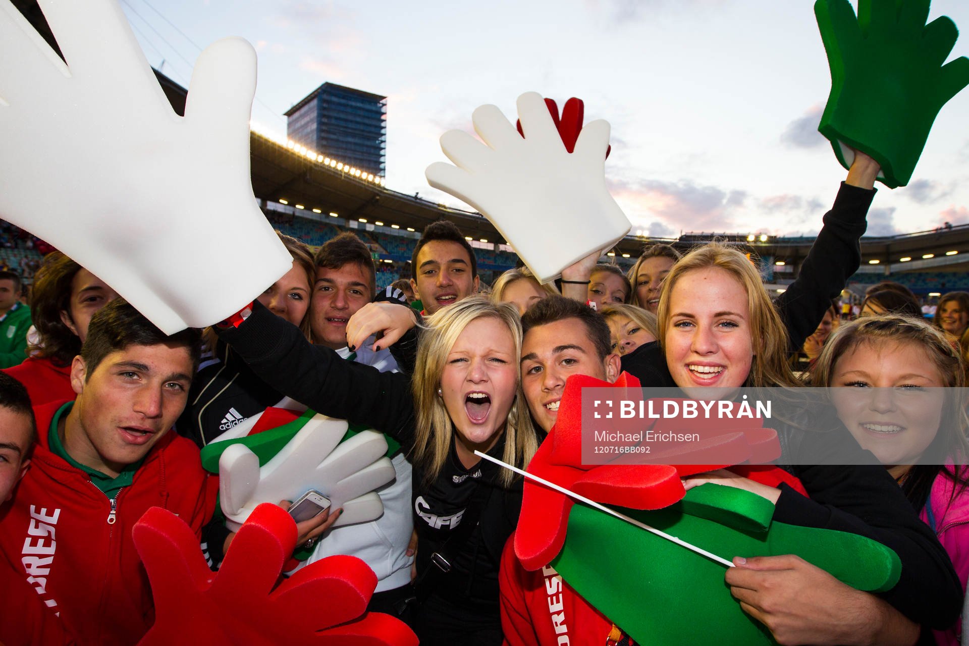 Fotboll, Gothia Cup, Invigning