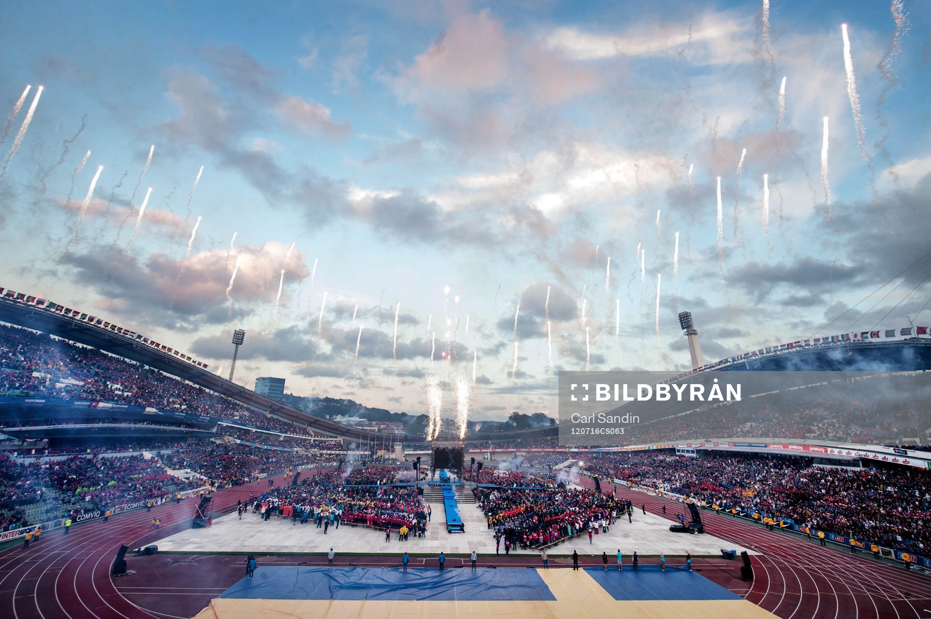 Fotboll, Gothia Cup, Invigning