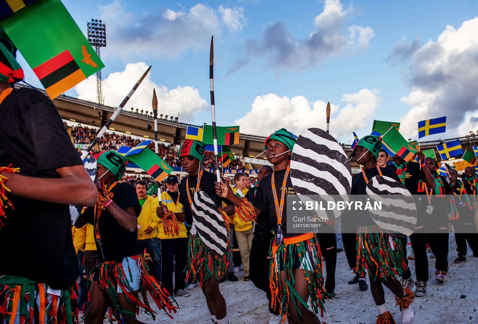 Fotboll, Gothia Cup, Invigning