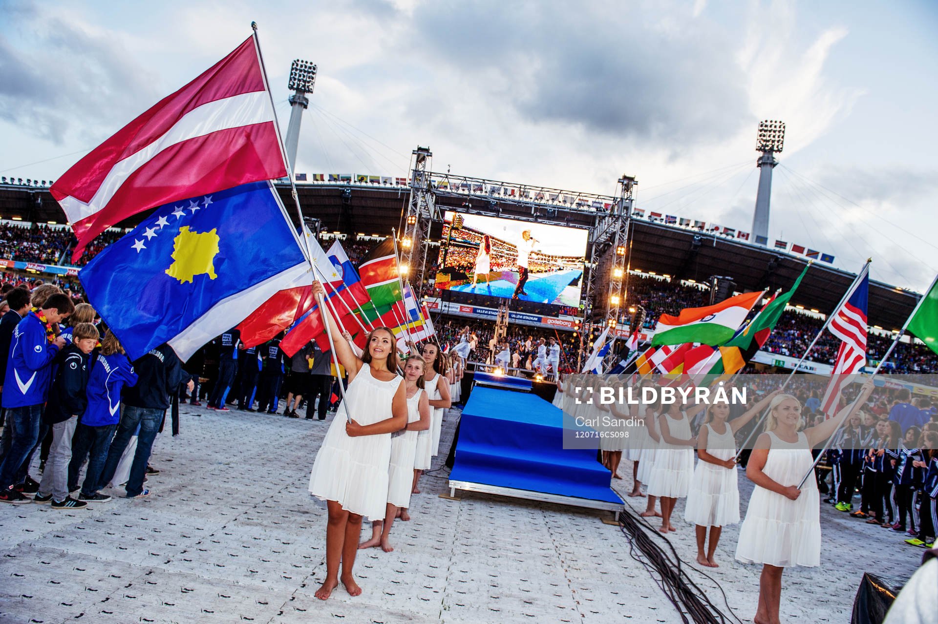 Fotboll, Gothia Cup, Invigning