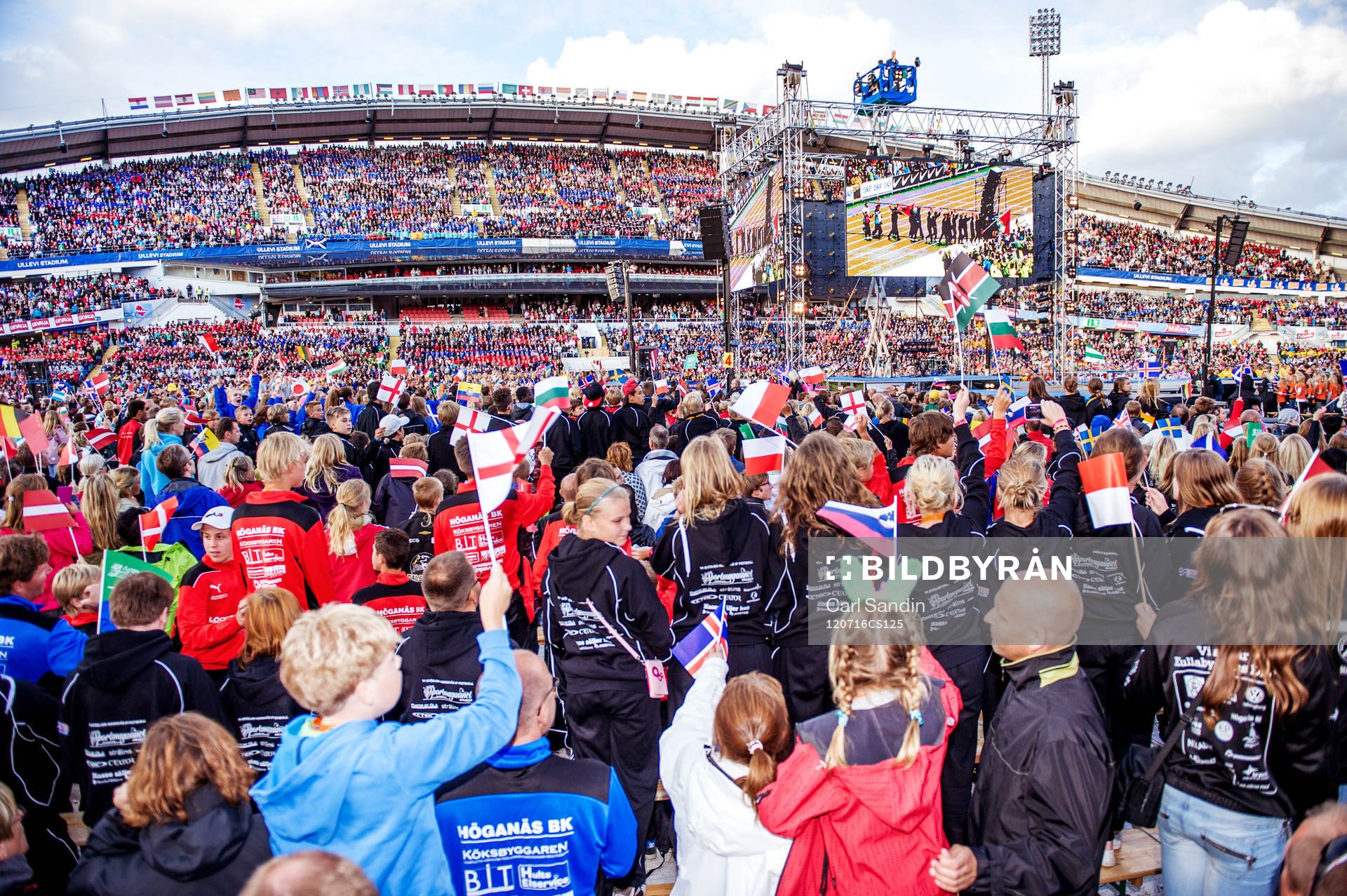 Fotboll, Gothia Cup, Invigning