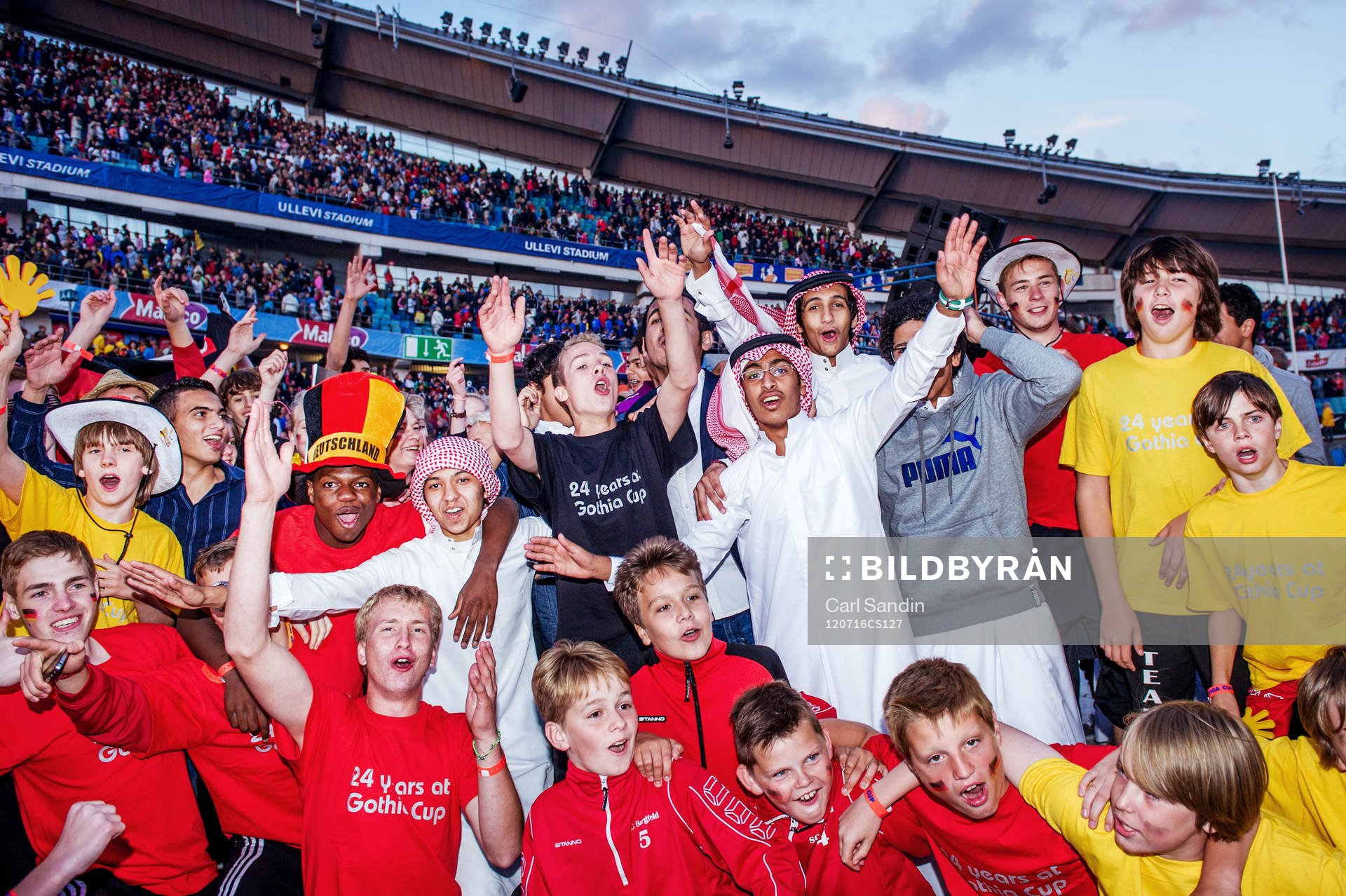 Fotboll, Gothia Cup, Invigning