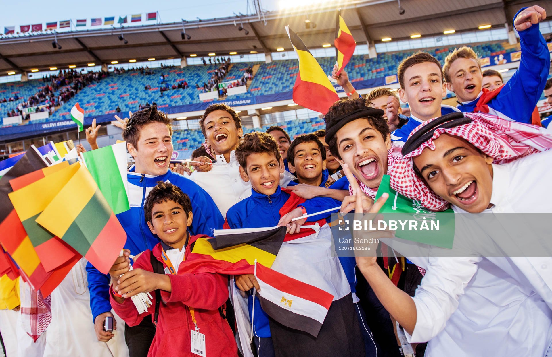 Fotboll, Gothia Cup, Invigning