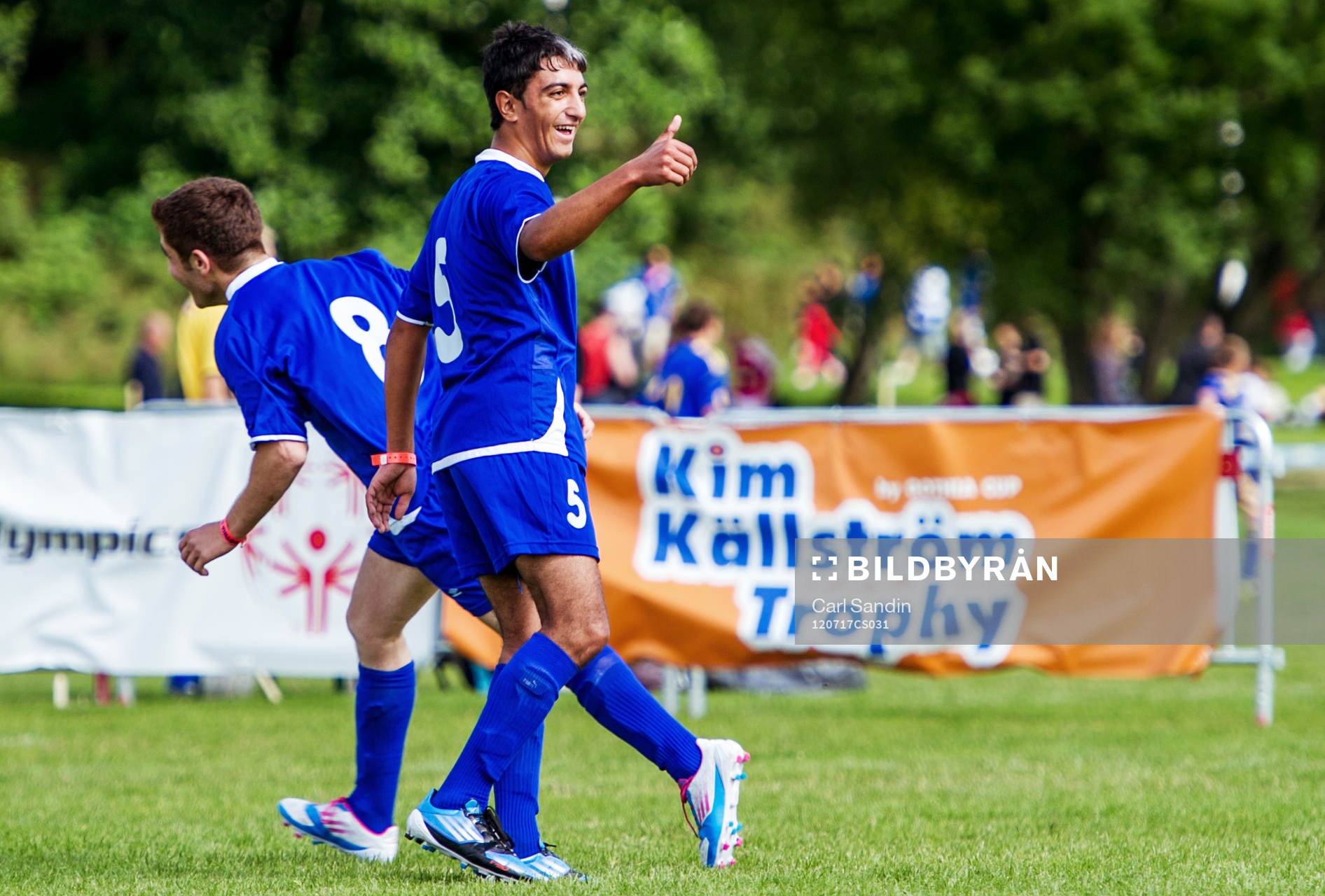 Kim Källström Trophy, jubel, Litauen - Azerbaijan