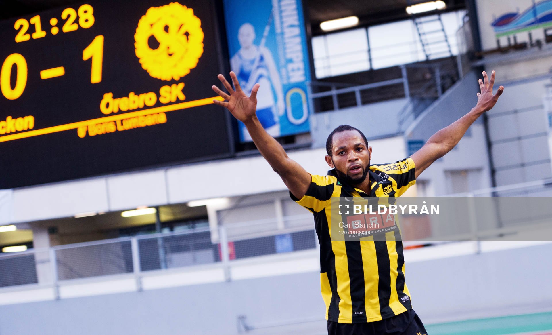 René Makondele, Häcken, jubel, 1-1