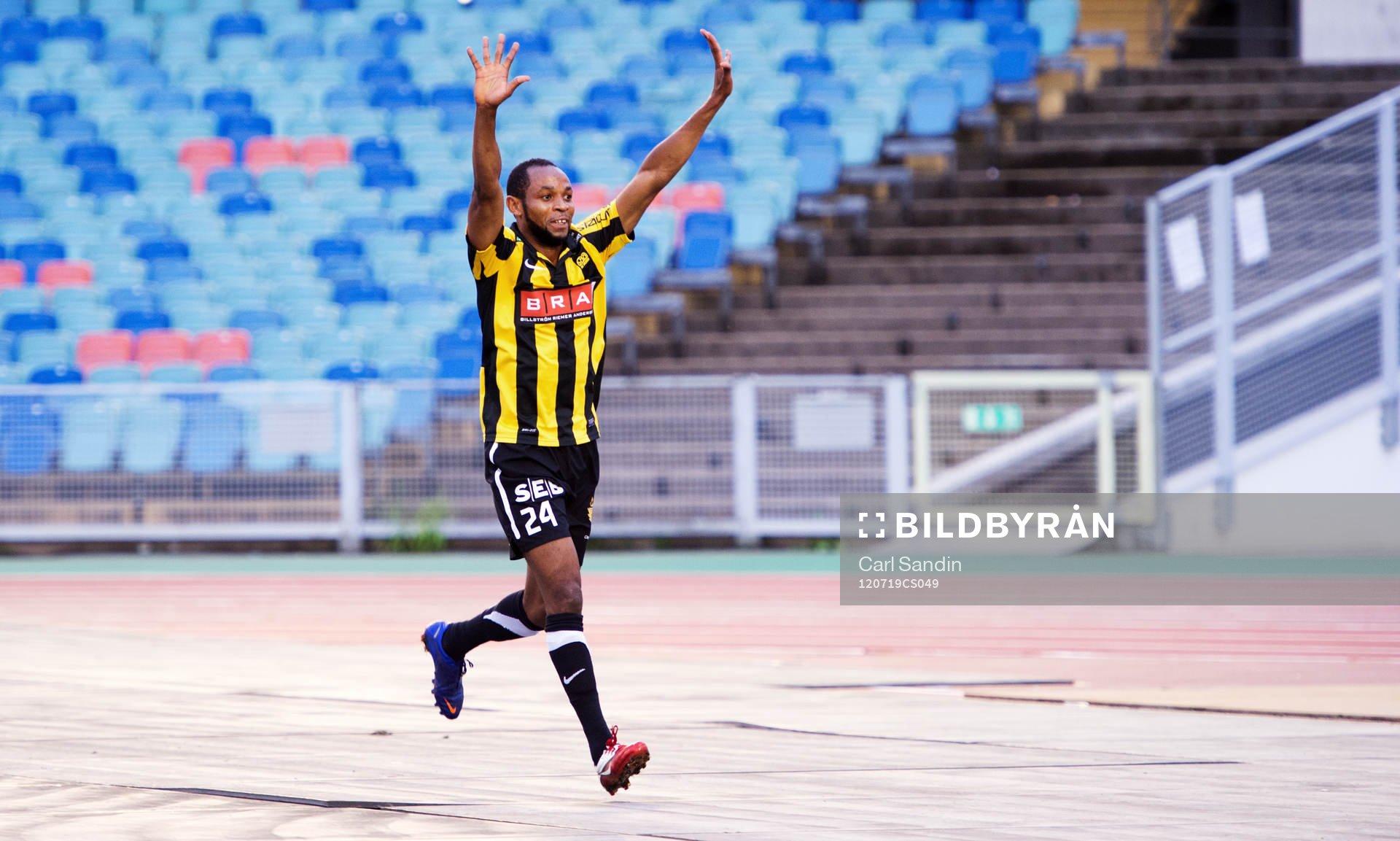 René Makondele, Häcken, jubel, 1-1