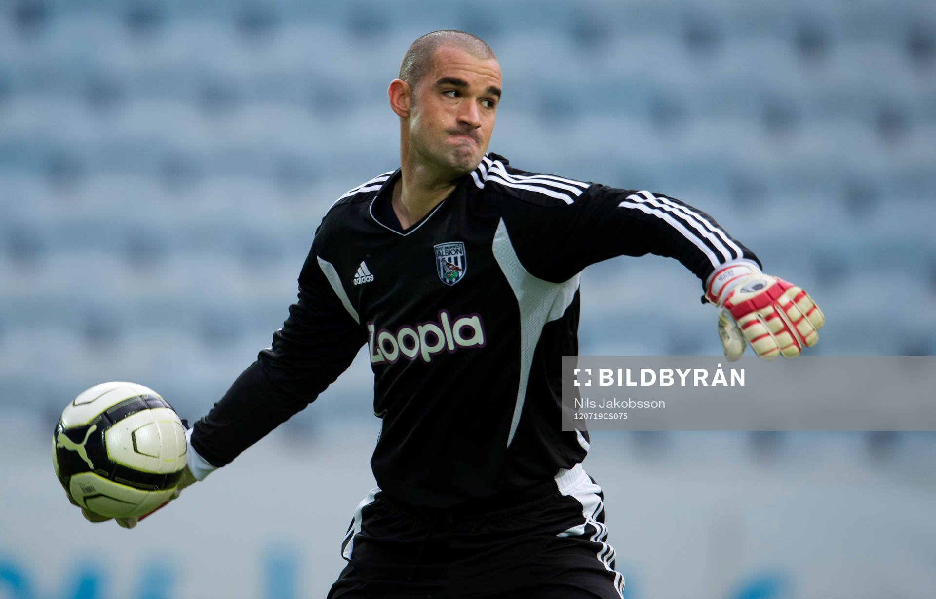 Boaz Myhill, målvakt, West Bromwich, depp