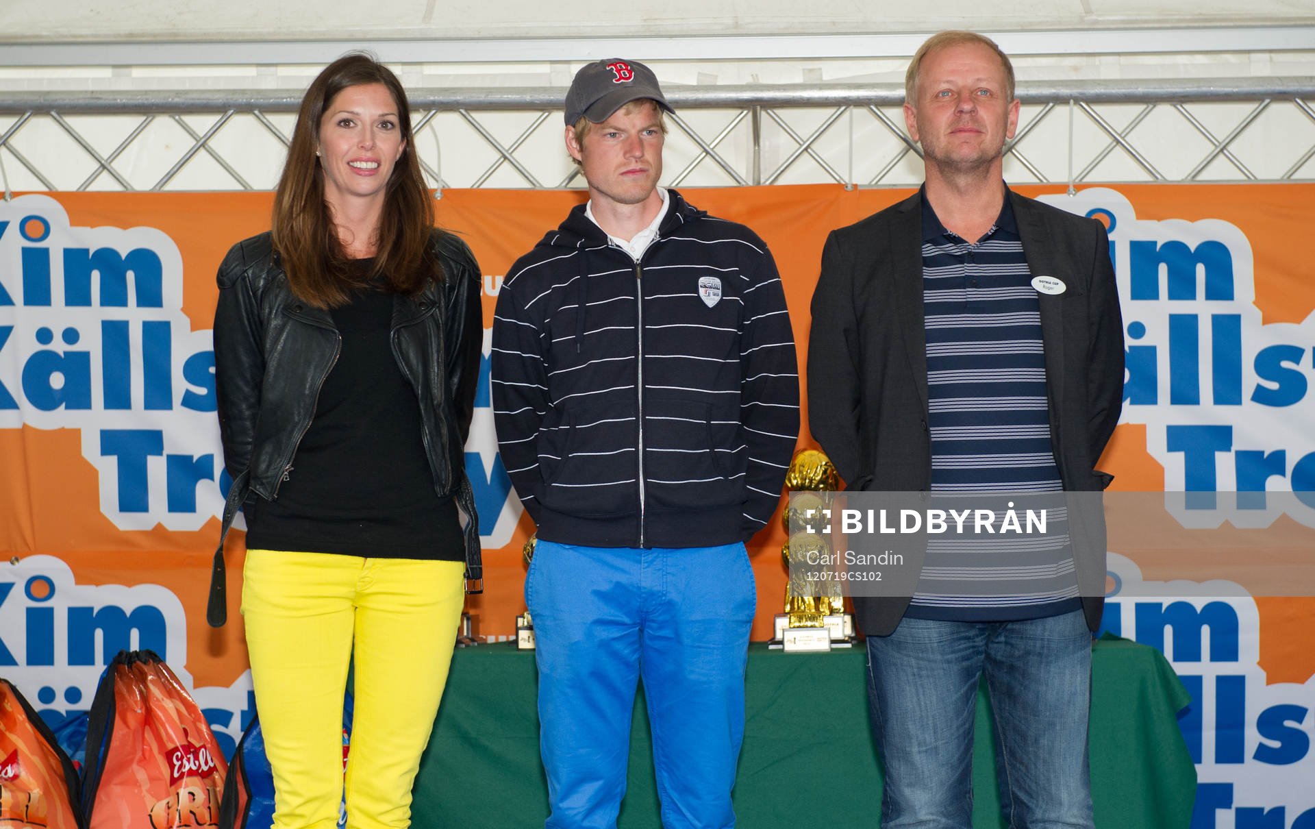 Kim Källström Trophy, prisutdelning. Erica Källström,