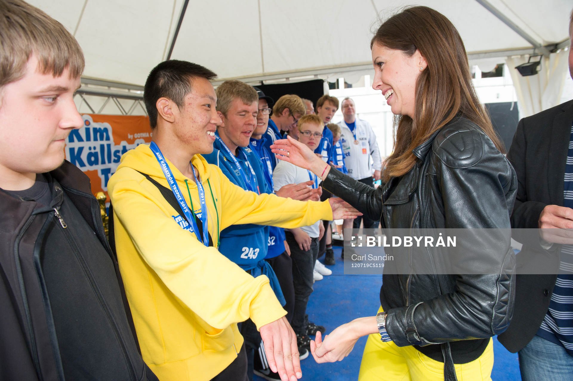 Kim Källström Trophy, prisutdelning. Erica Källström