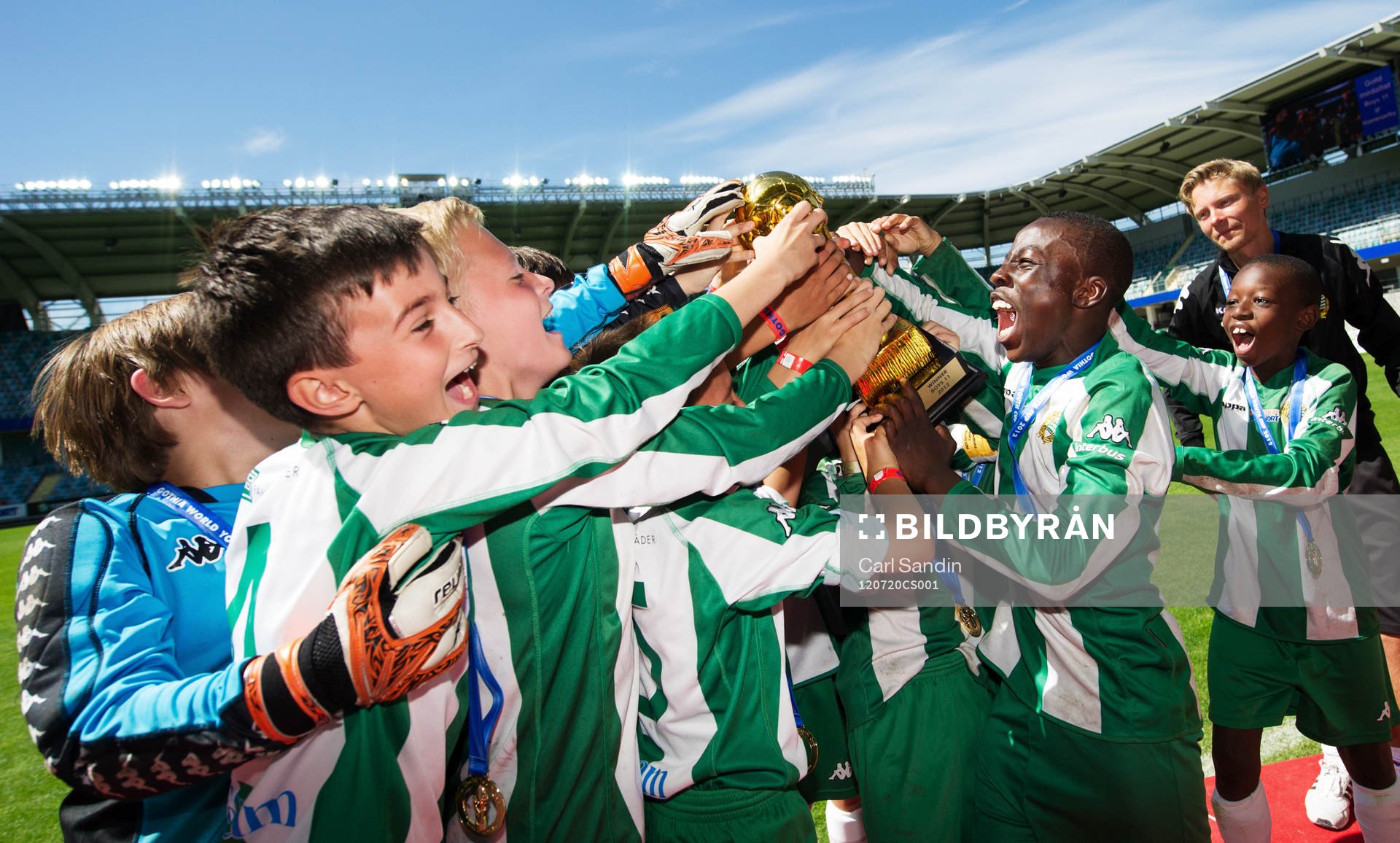 P11, final, KFV Segeberg 1, Tyskland - Hammarby, jubel