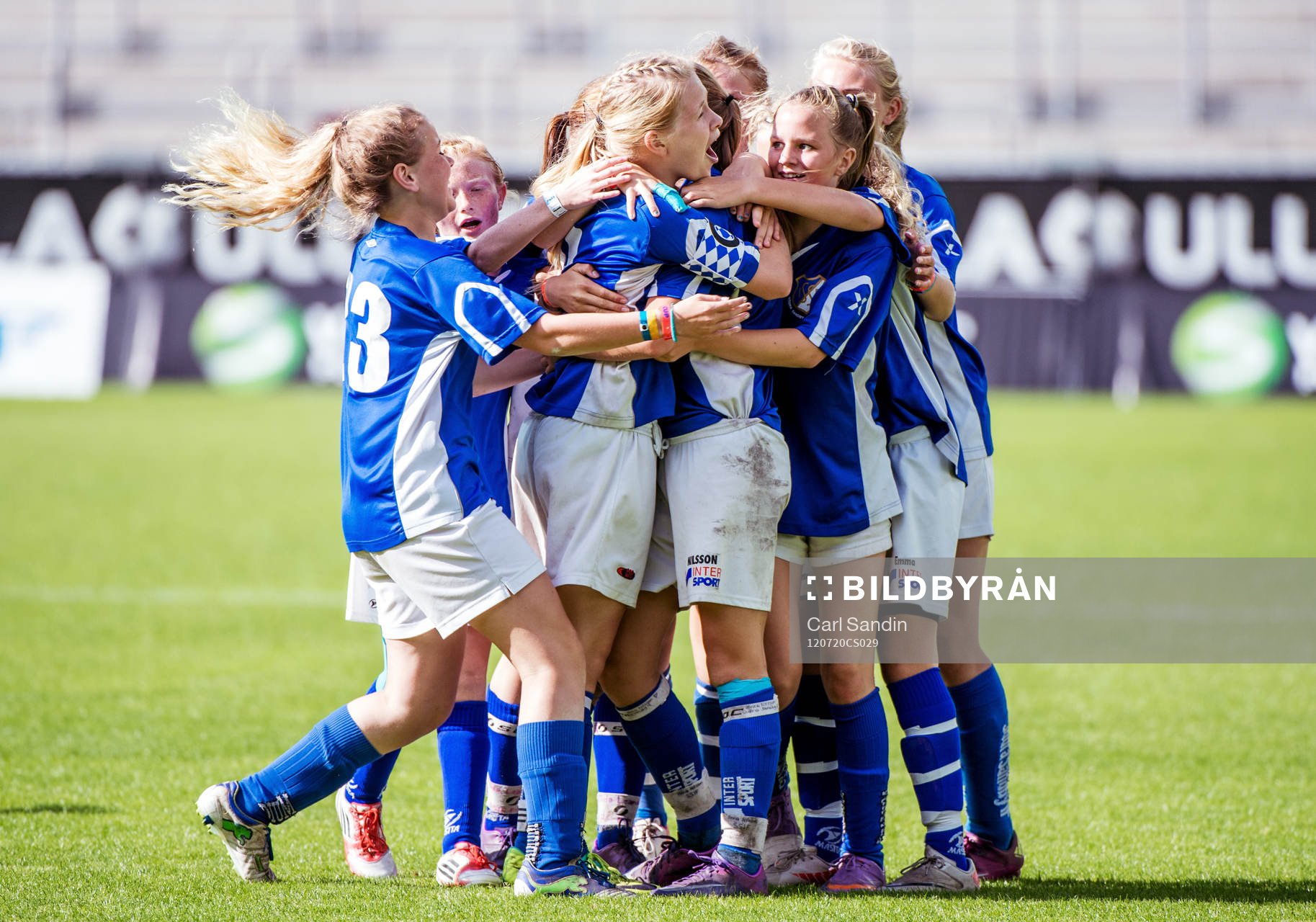 F13, final, Södra Sandby IF - Boo FF. Södra Sandby, jubel