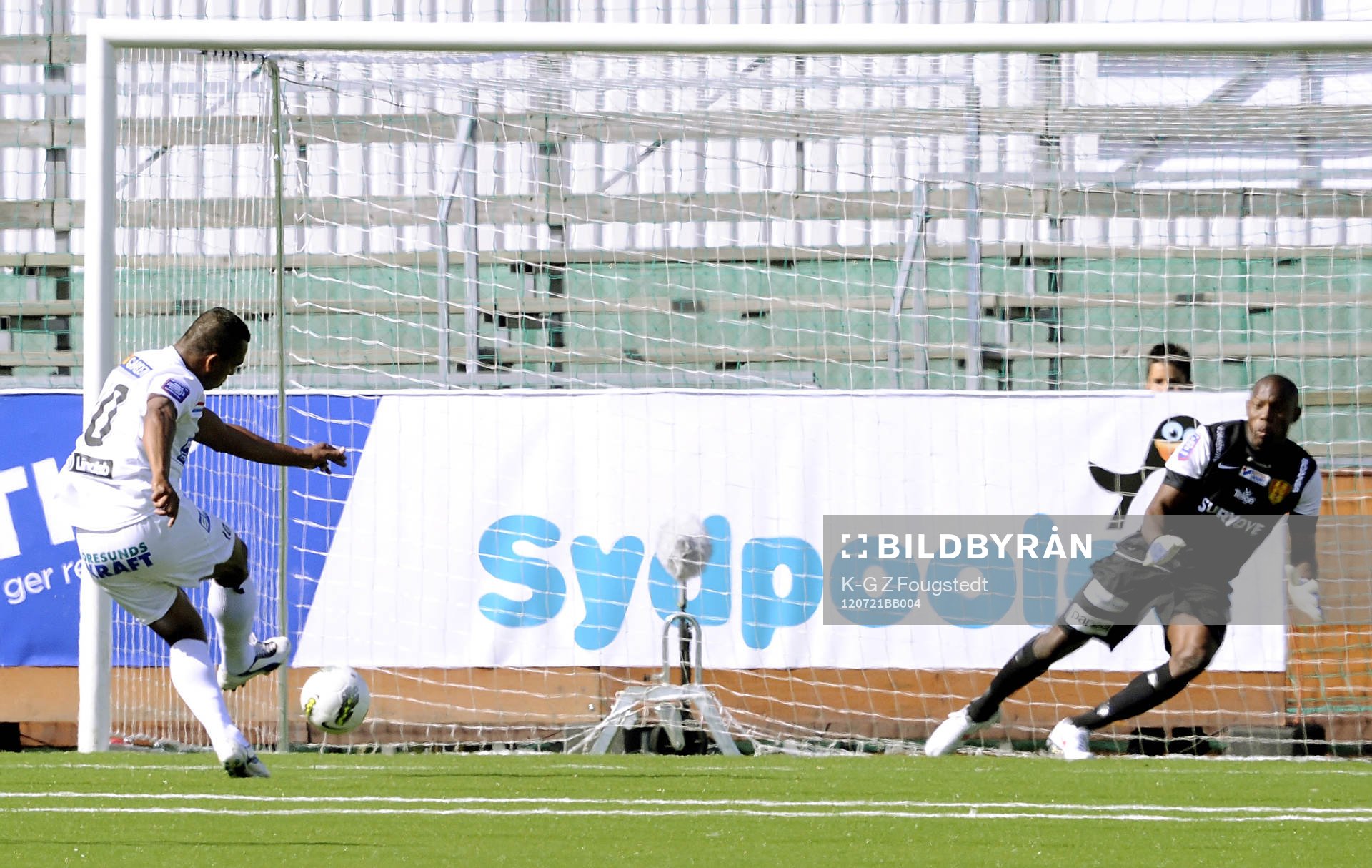 Alvaro Santos, Helsingborg, som gjorde 0-2 målet