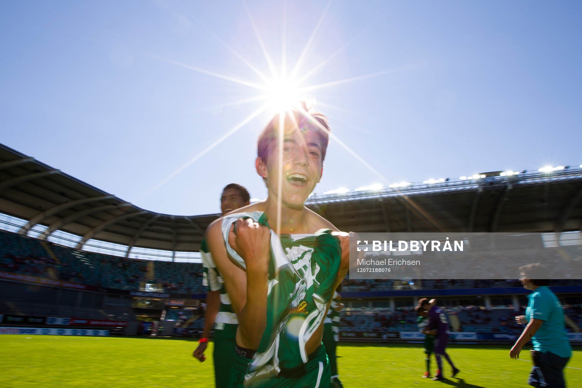  P17, Tipselit, final, Djurgården - Santos Laguna, Mexiko. Seger Santos, jubel