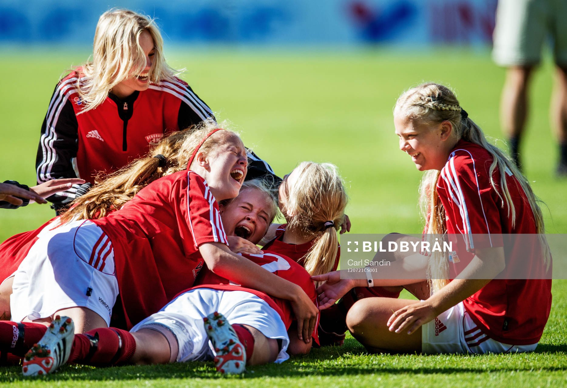 F14, final, Vasalunds - Bergdalen. Bergdalen, jubel