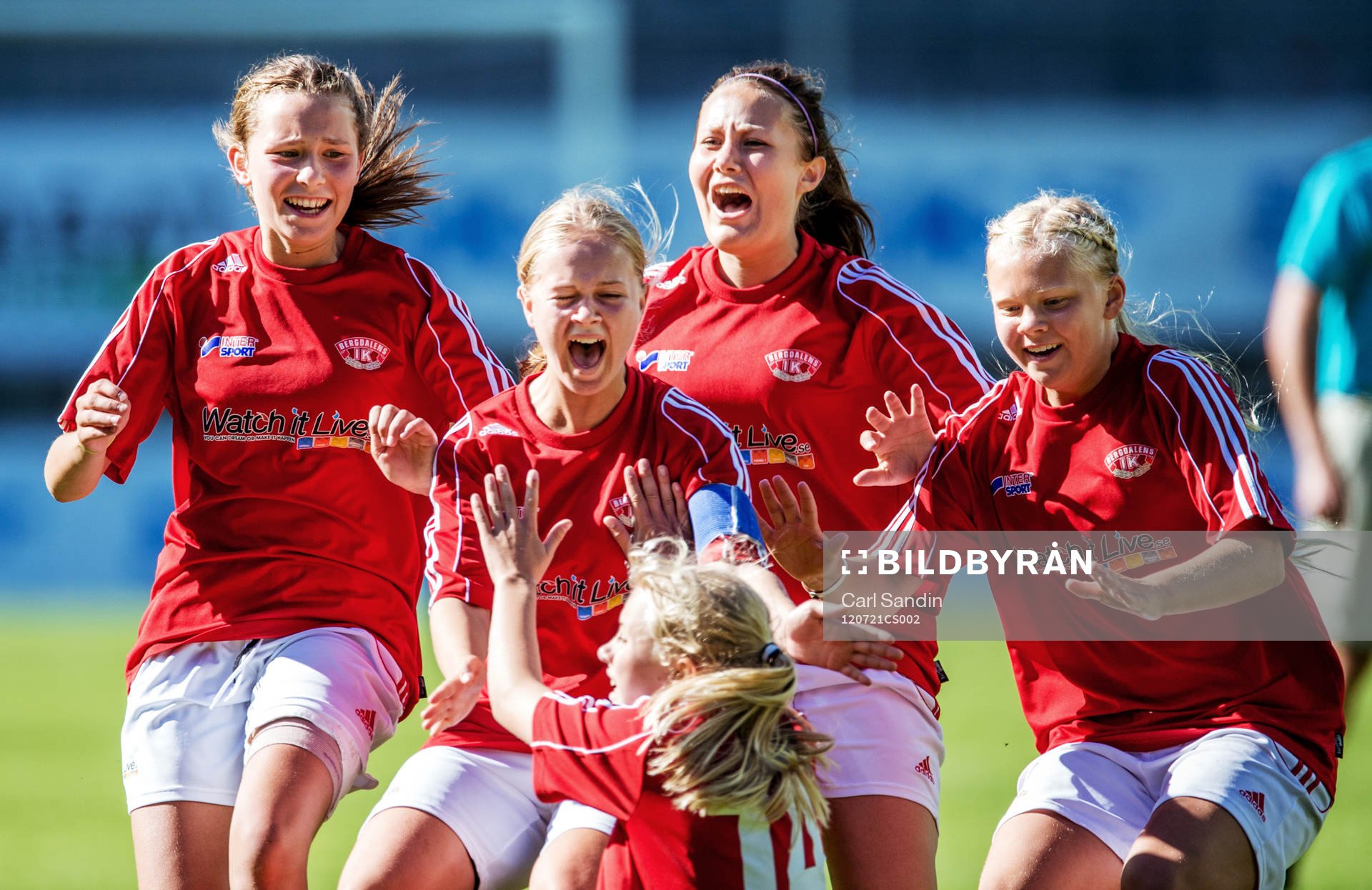 F14, final, Vasalunds - Bergdalen. Bergdalen, jubel