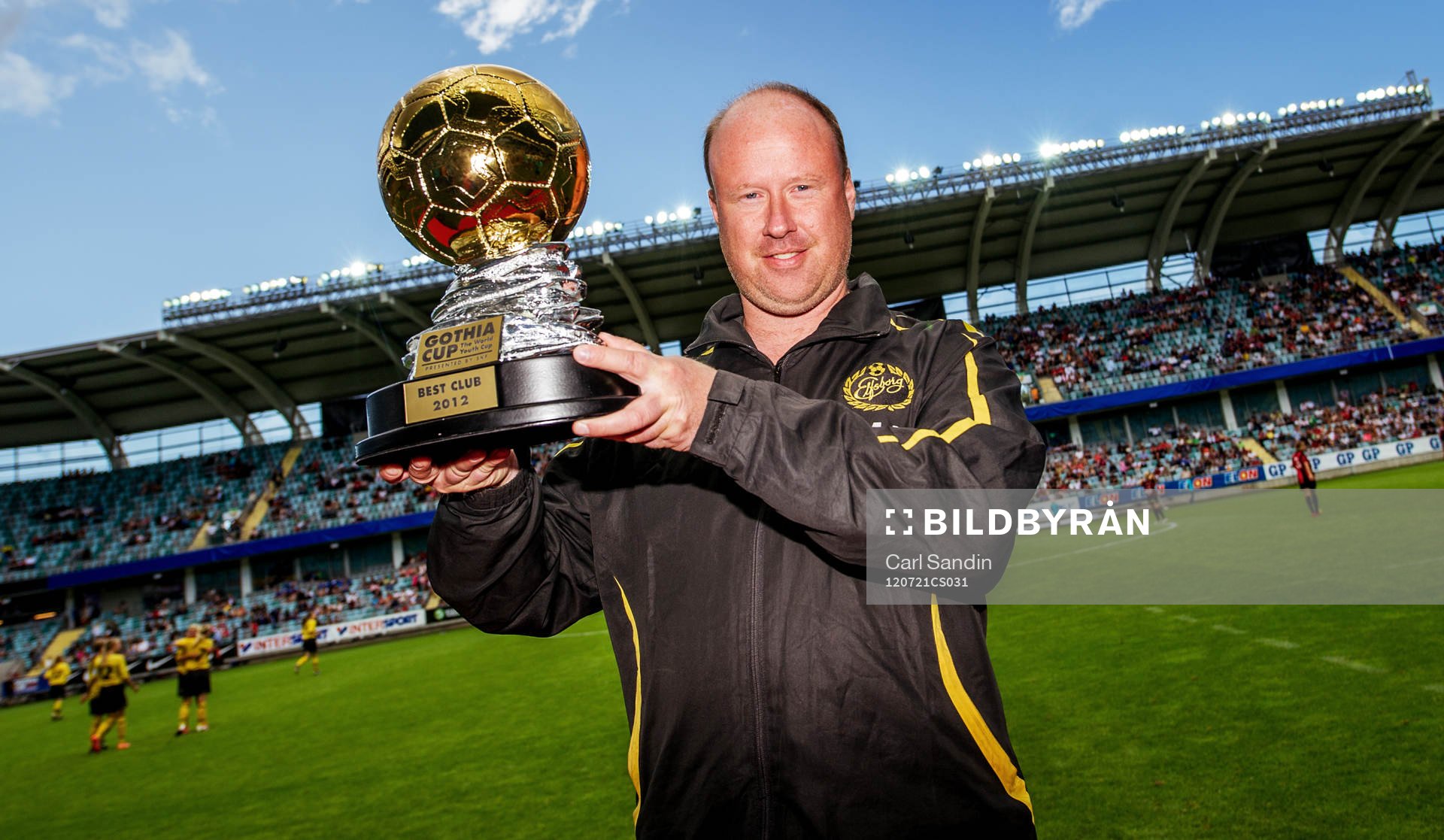 Mikael Johansson, tränare P14 Elfsborg. Vinnare av bästa