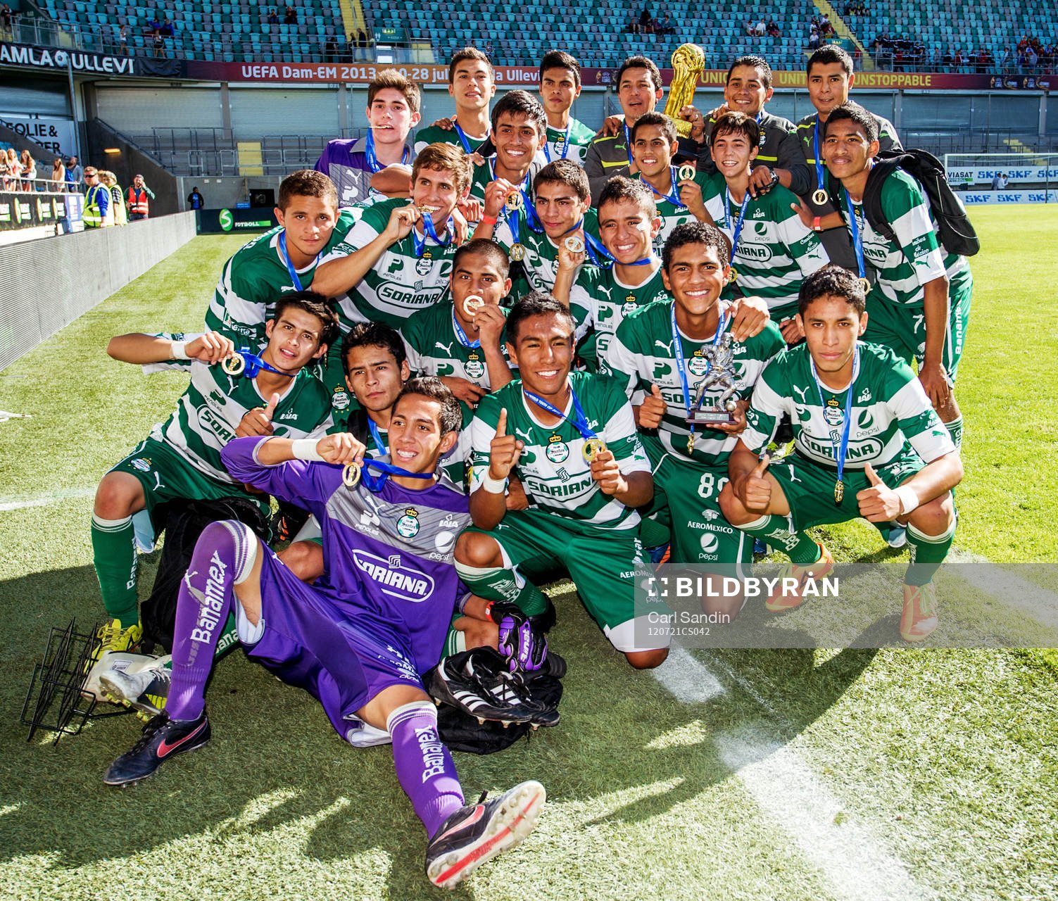 P17, Tipselit, final, Santos Laguna, Mexiko, jubel, vinnare