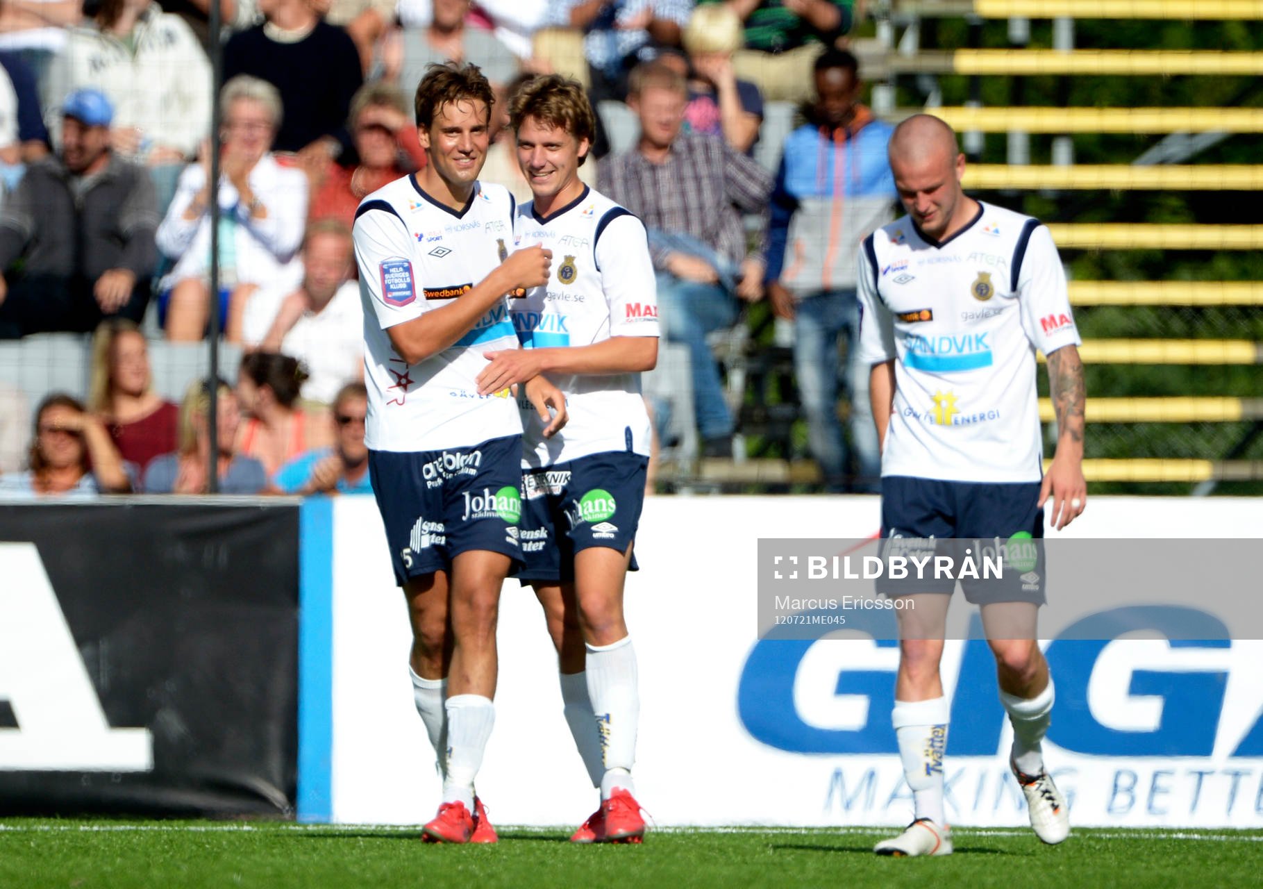  Jubel i Gefle, Mikael Dahlberg och Jakob Orlov.