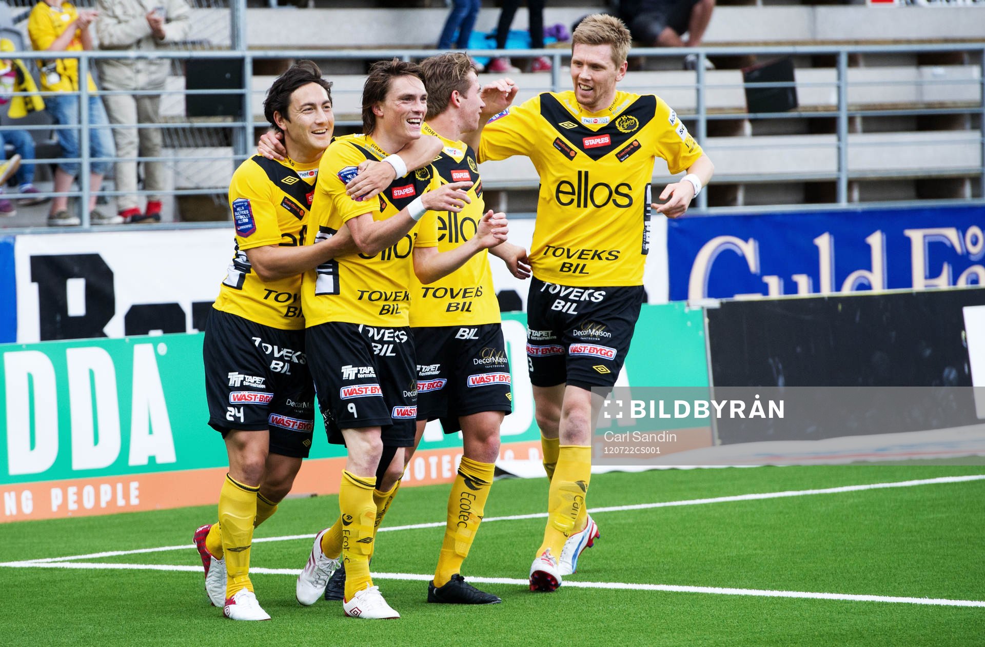  Lasse Nilsson, Elfsborg, jubel, 1-0