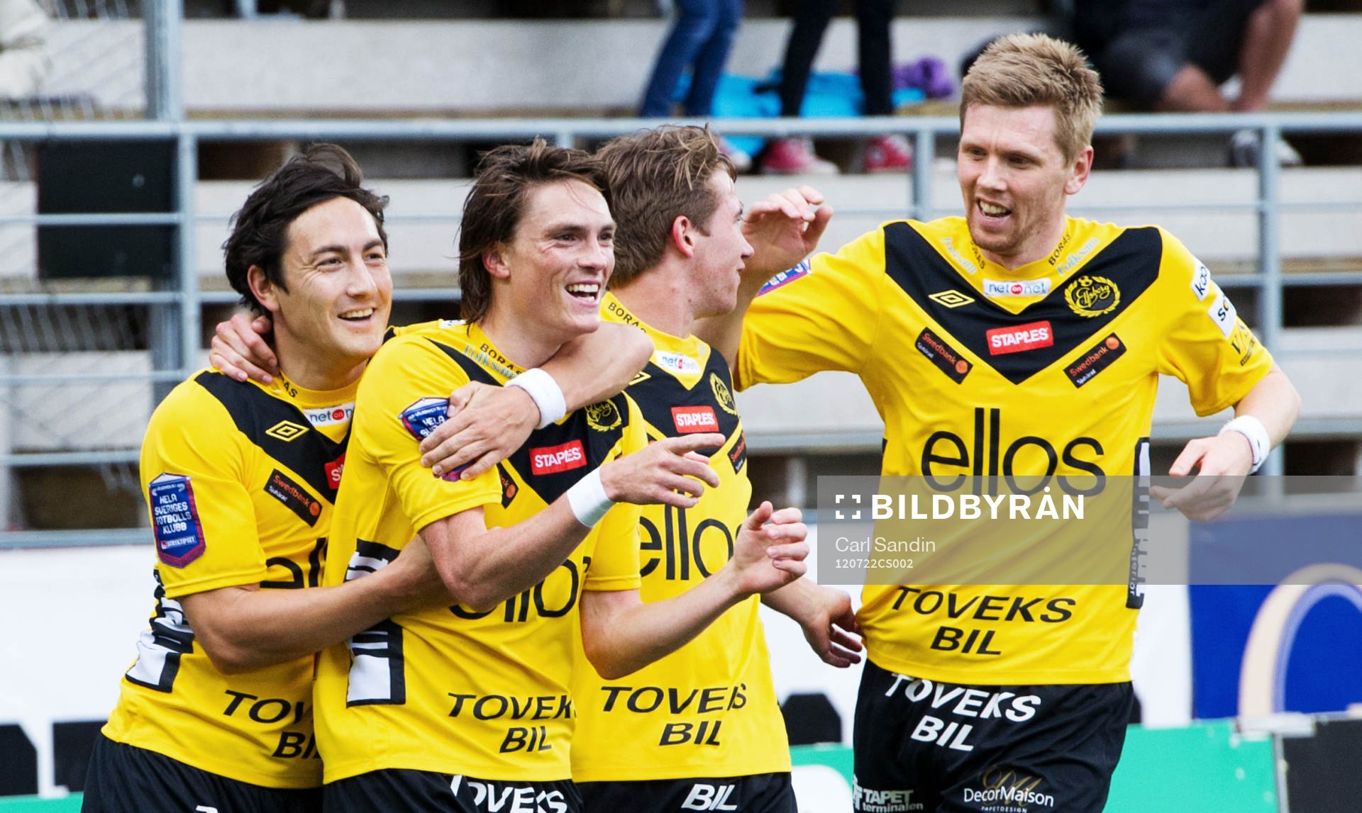  Lasse Nilsson, Elfsborg, jubel, 1-0