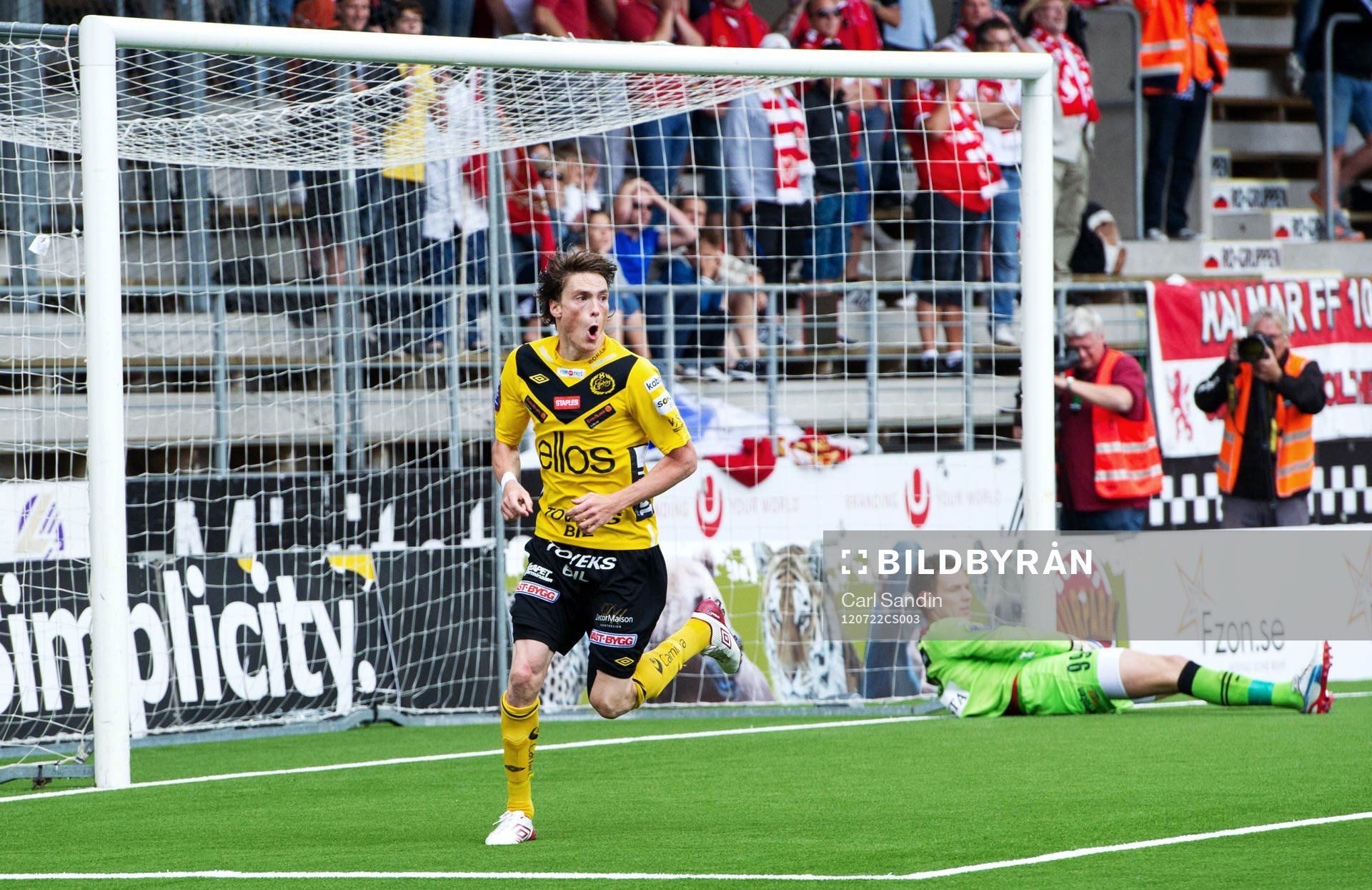 Lasse Nilsson, Elfsborg, jubel, 1-0