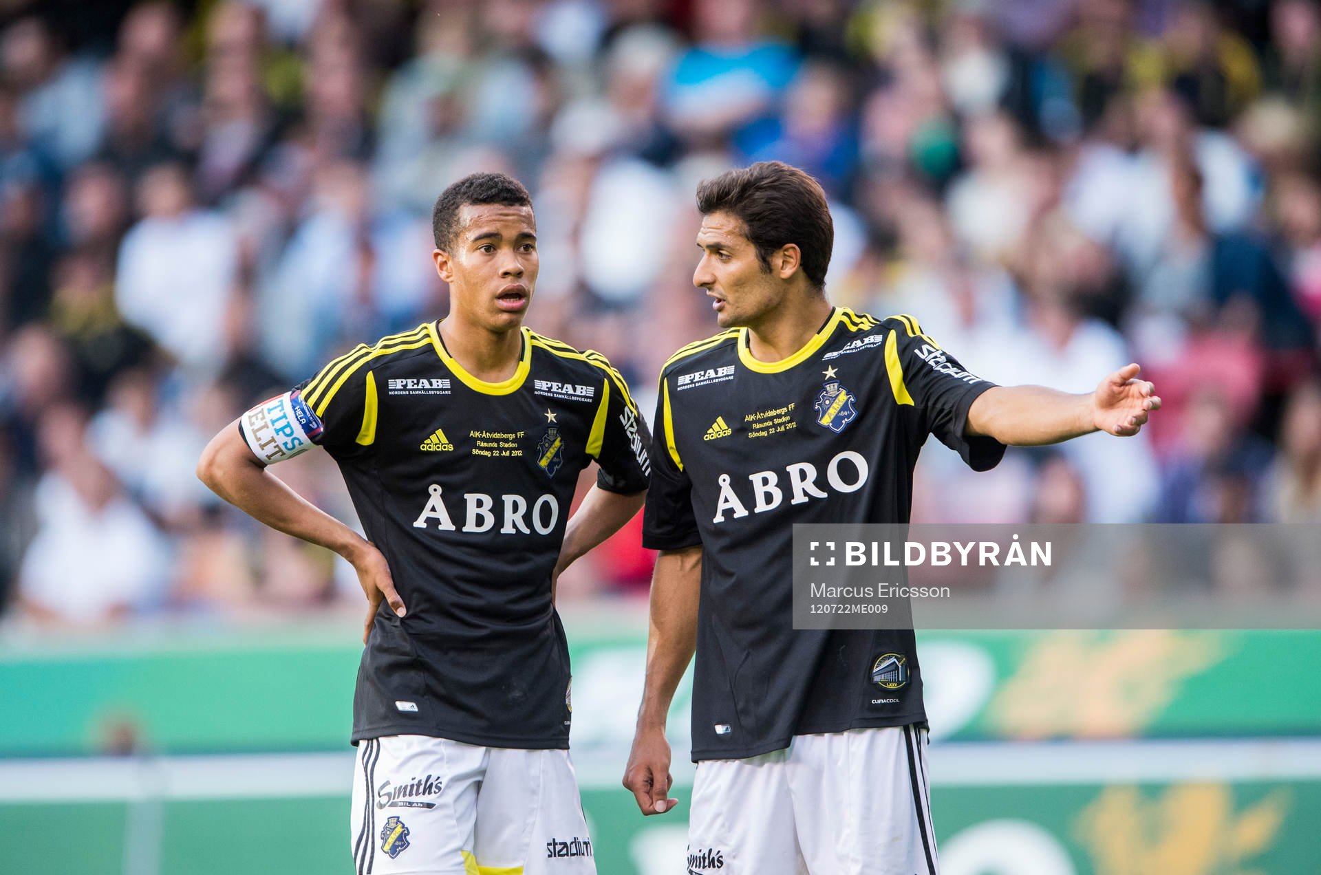 Robin Quaison och Celso Borges, AIK