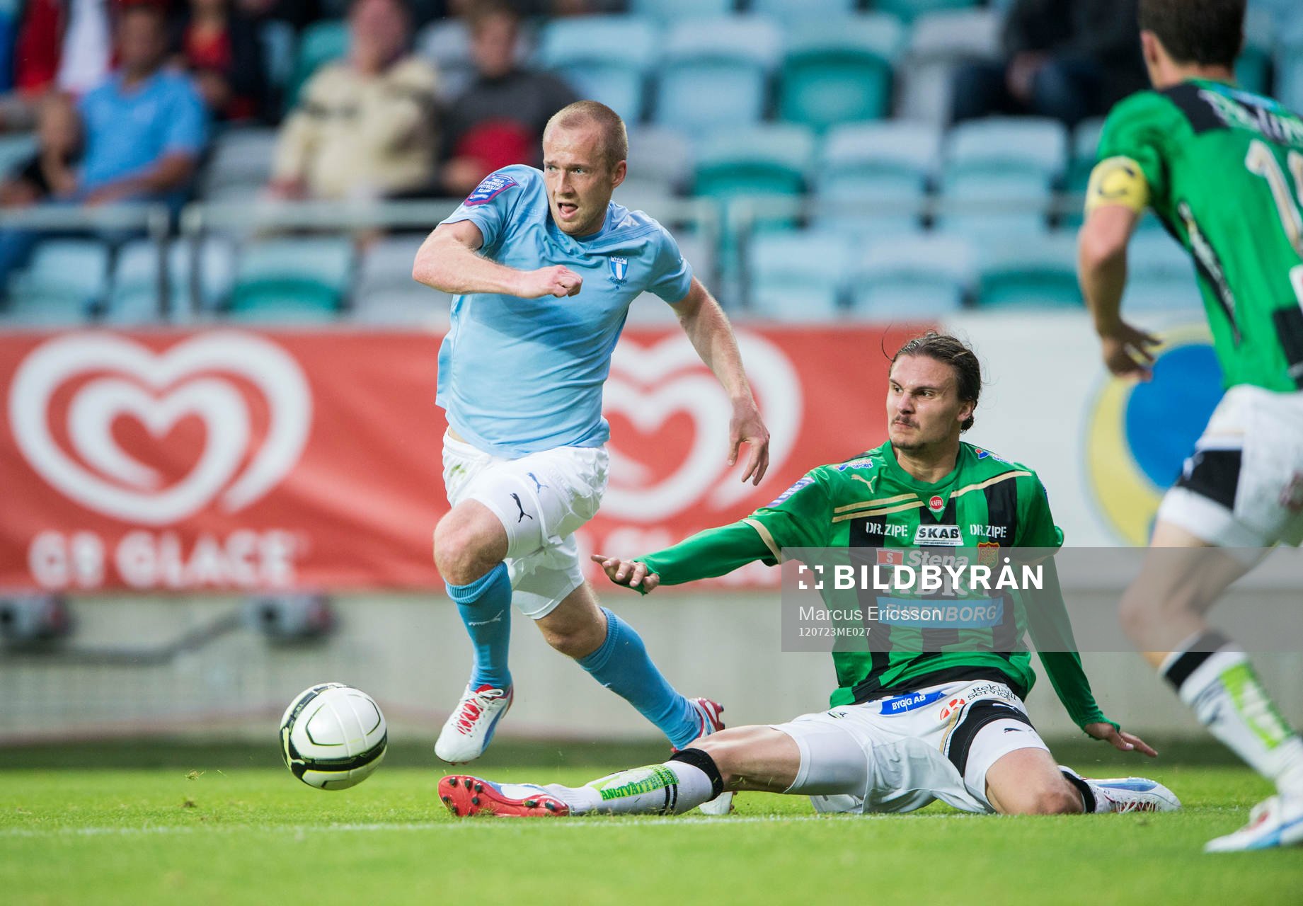Daniel Larsson, Malmö rundar Jakob Olsson, GAIS