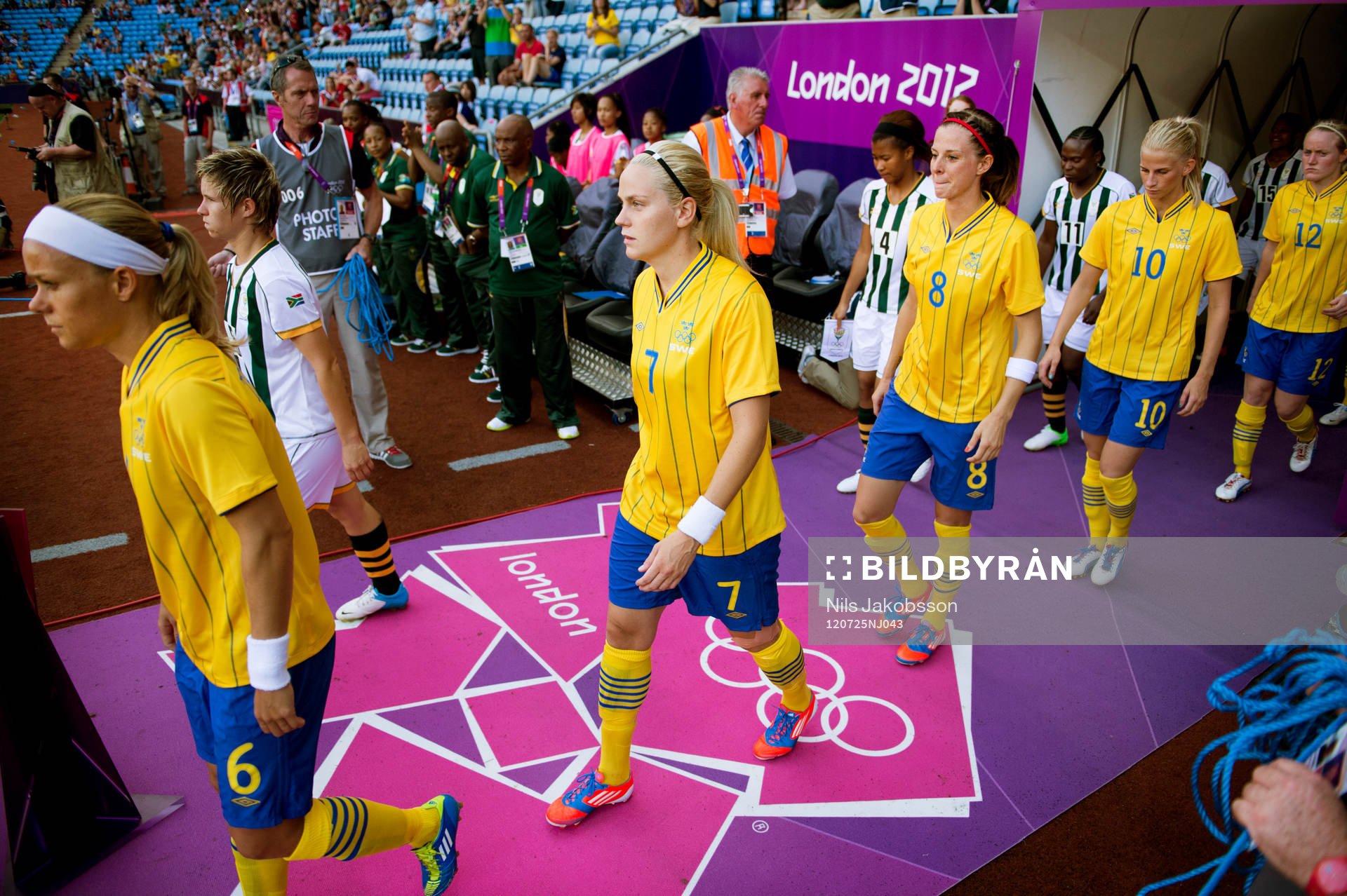 Lisa Dahlkvist, Lotta Schelin, Sofia Jakobsson, Sverige