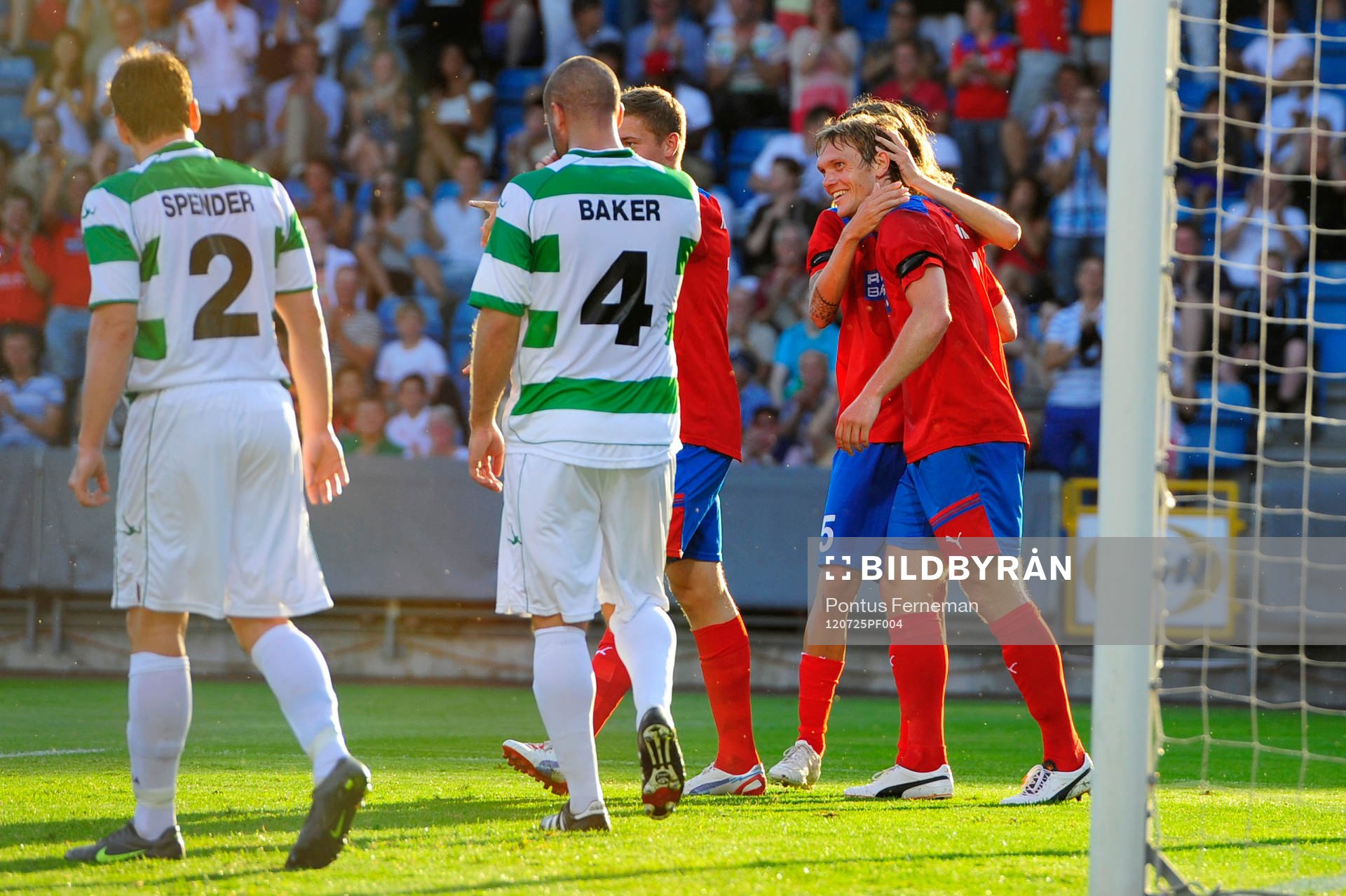 Fotboll, Champions League, kval, Helsingborg - The New