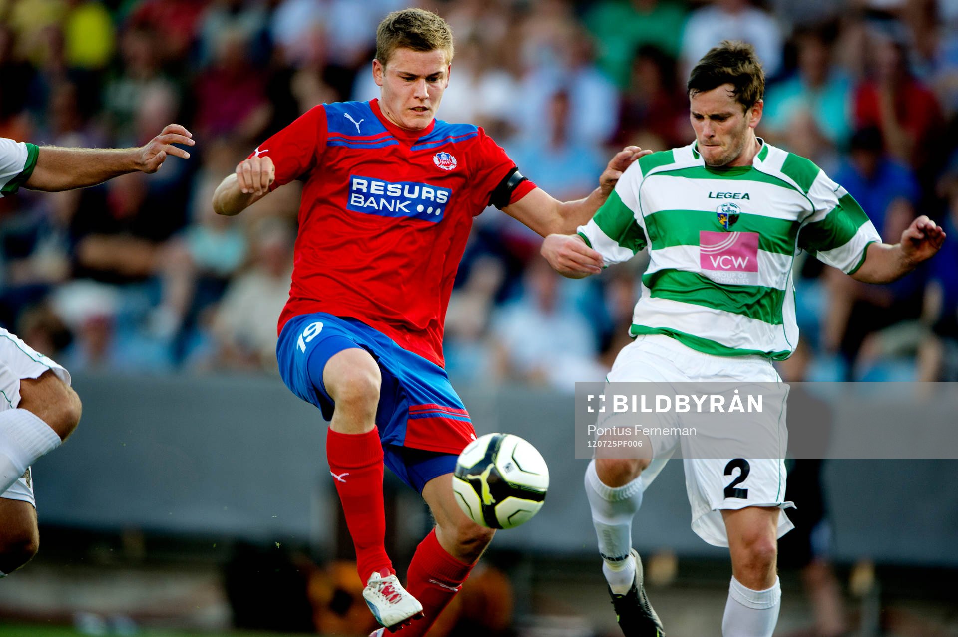 Fotboll, Champions League, kval, Helsingborg - The New