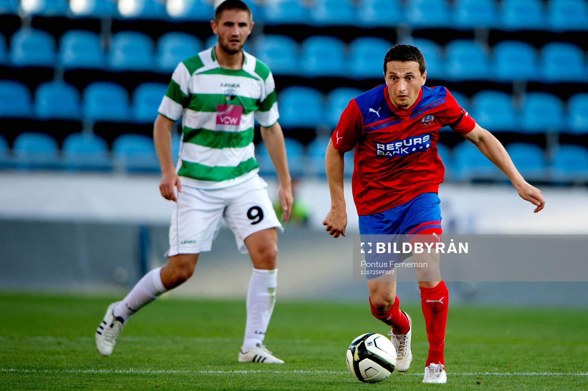 Fotboll, Champions League, kval, Helsingborg - The New