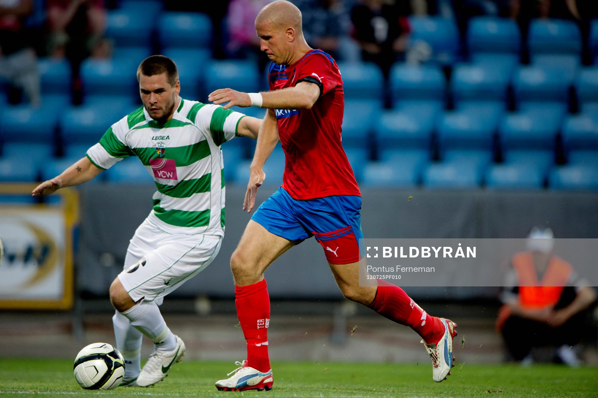 Fotboll, Champions League, kval, Helsingborg - The New