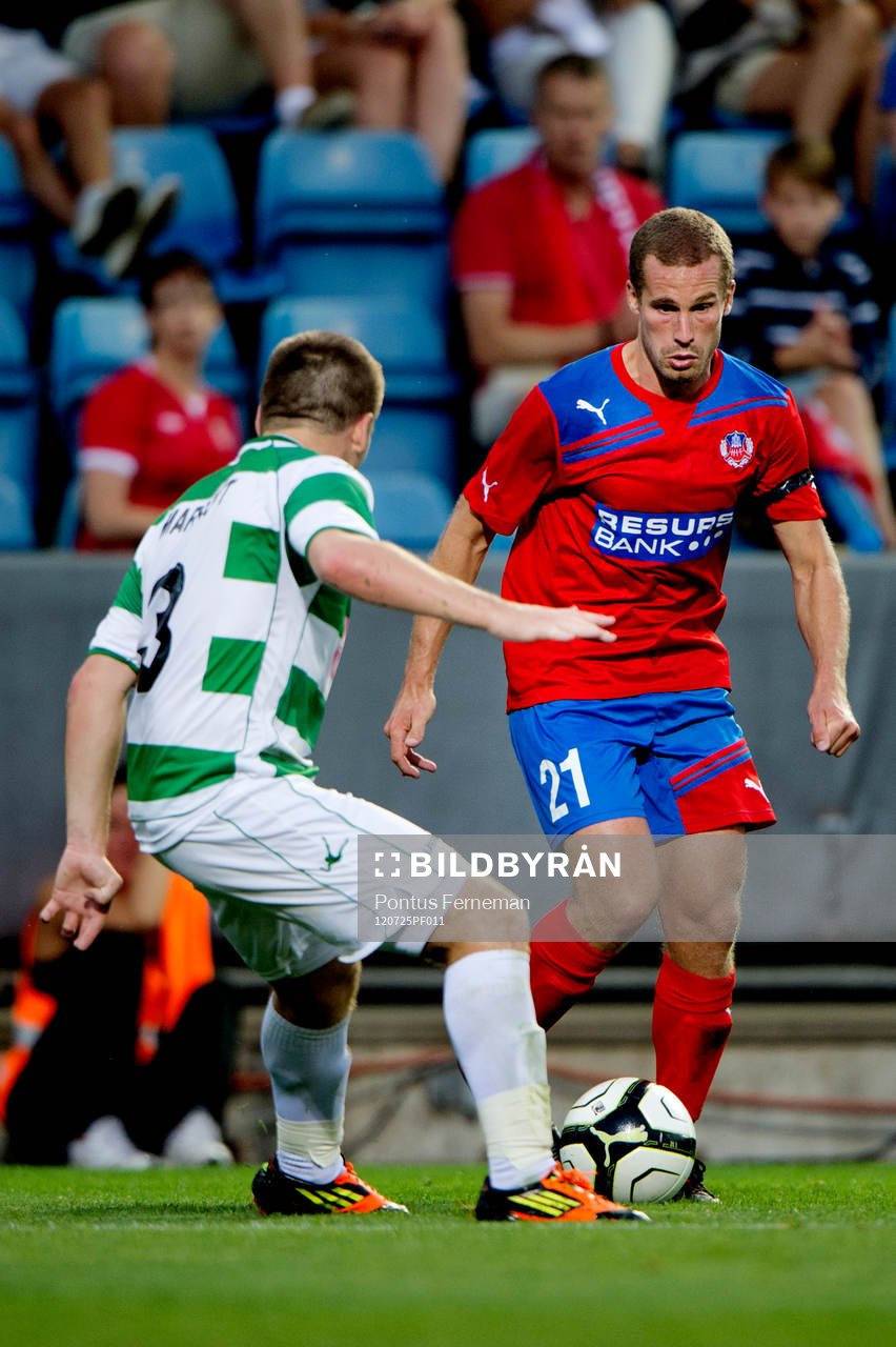 Fotboll, Champions League, kval, Helsingborg - The New