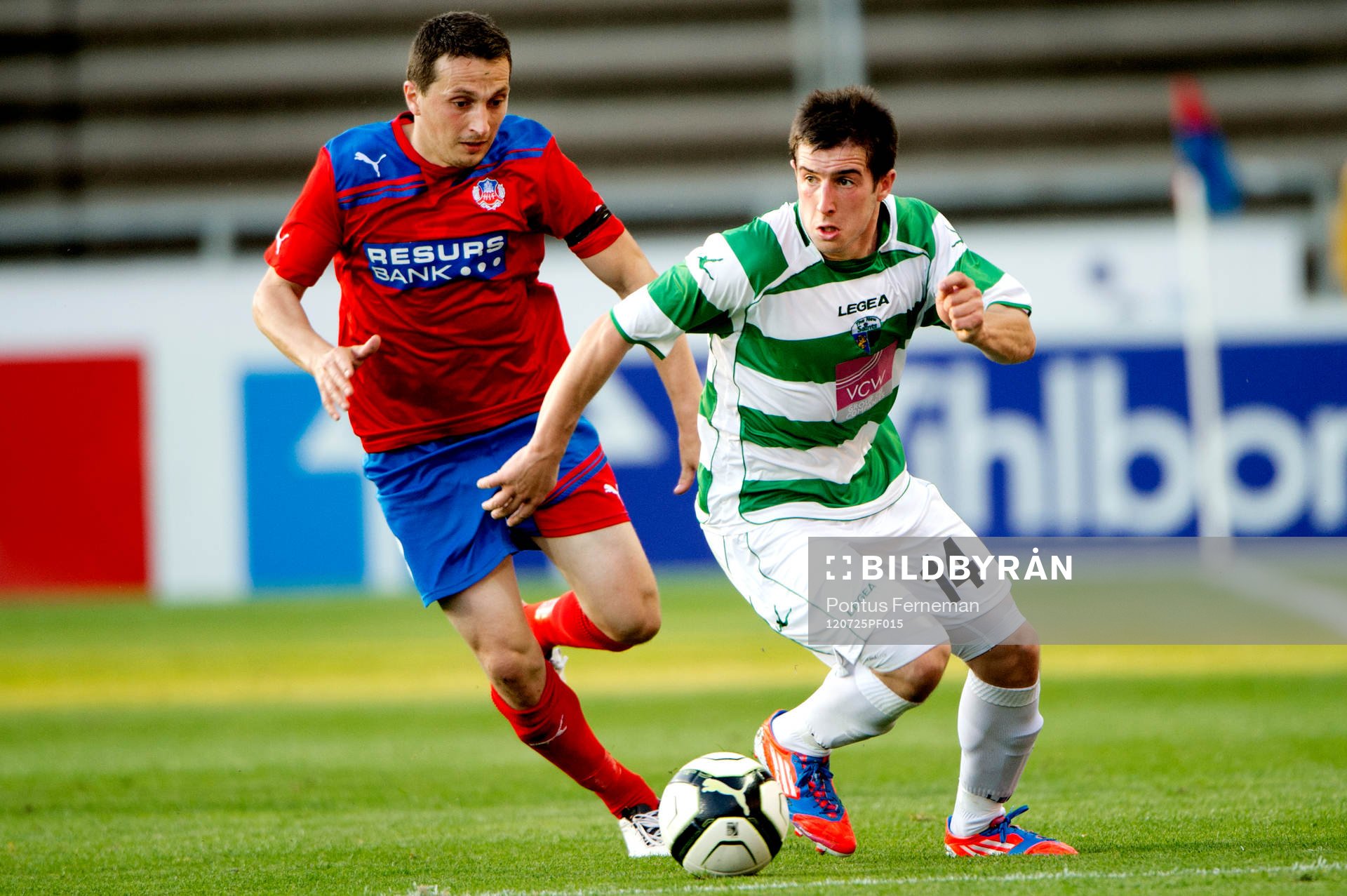 Fotboll, Champions League, kval, Helsingborg - The New