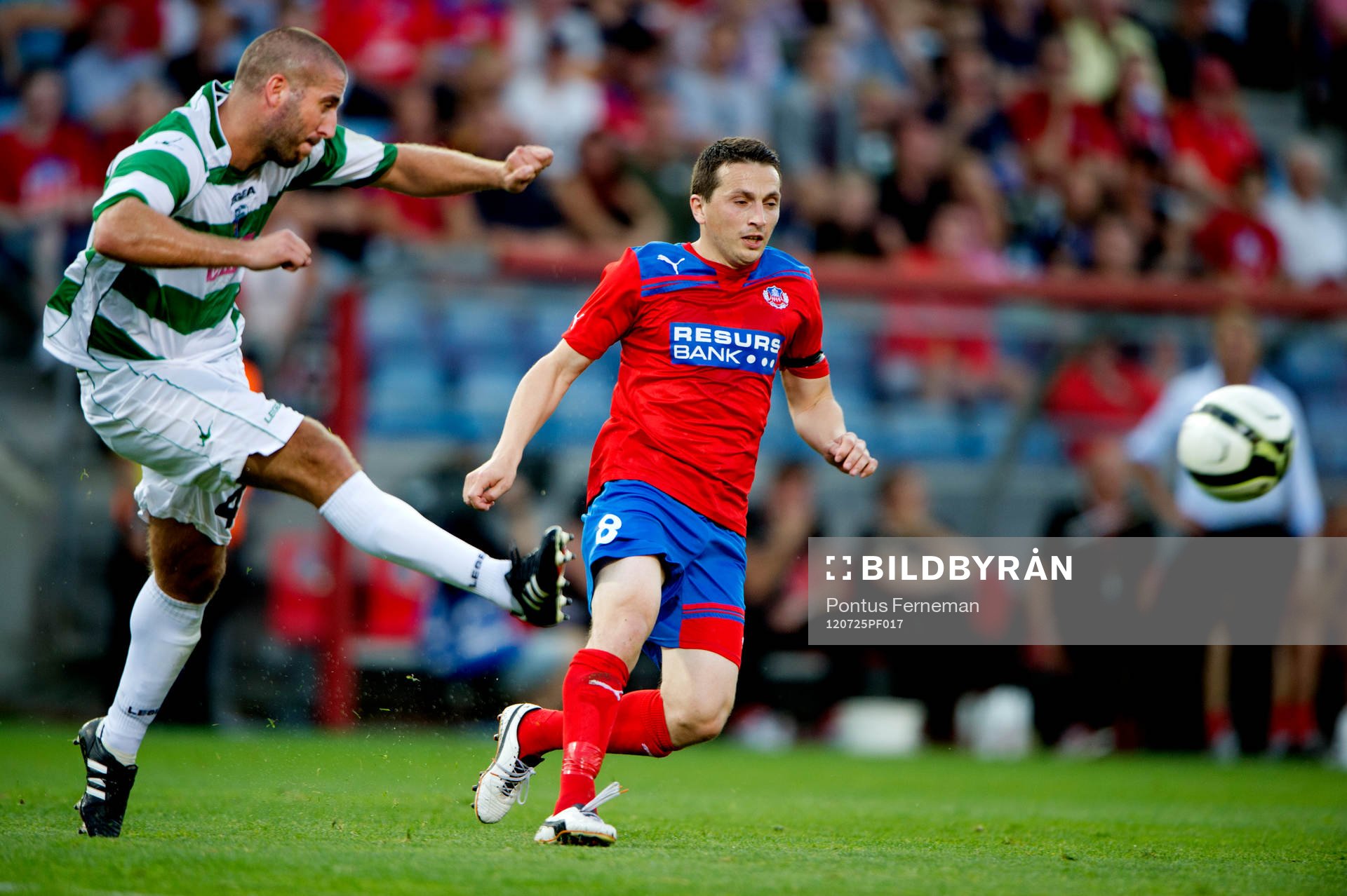 Fotboll, Champions League, kval, Helsingborg - The New