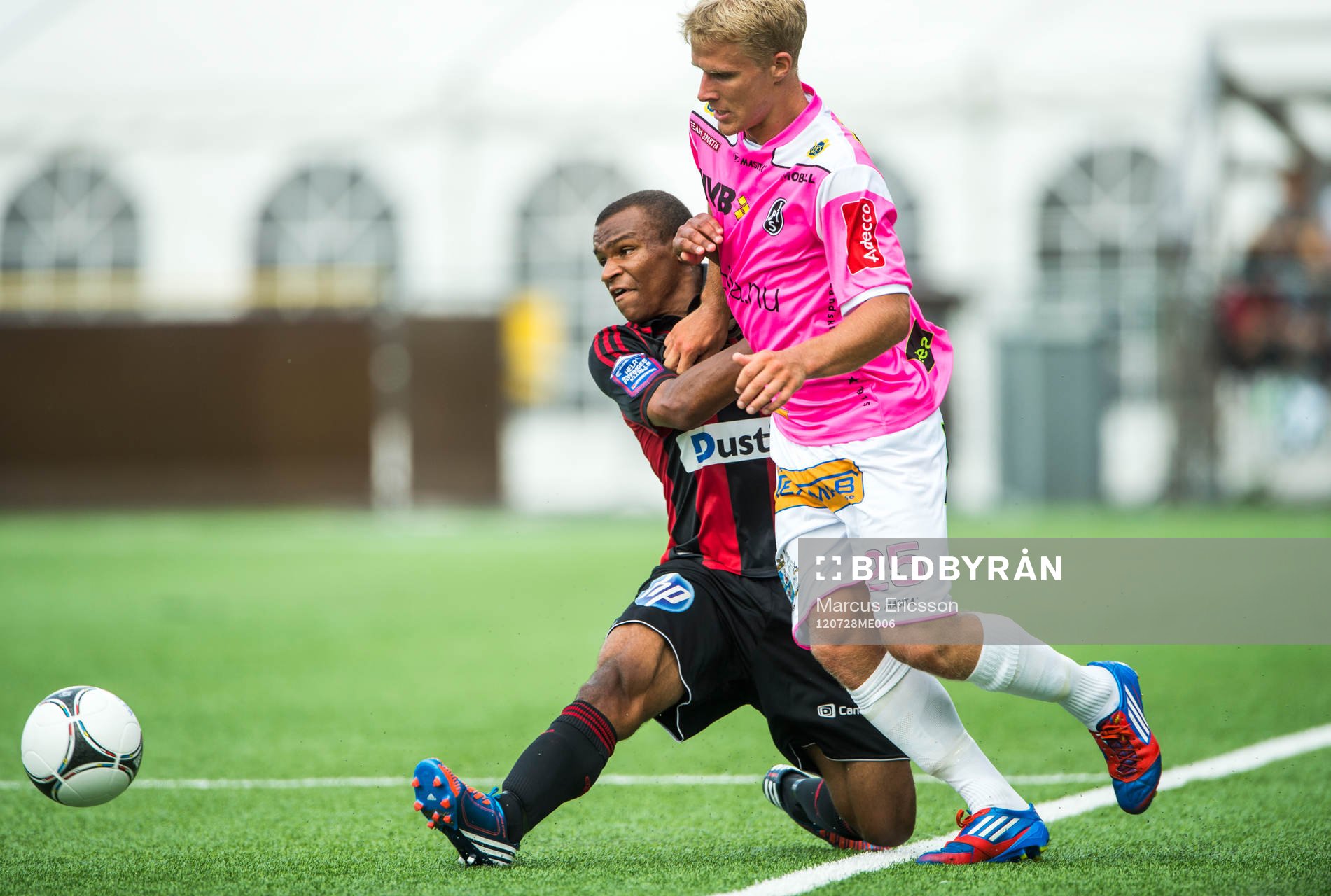 Linus R Olsson, Landskrona och Serge-Junior Martinsson