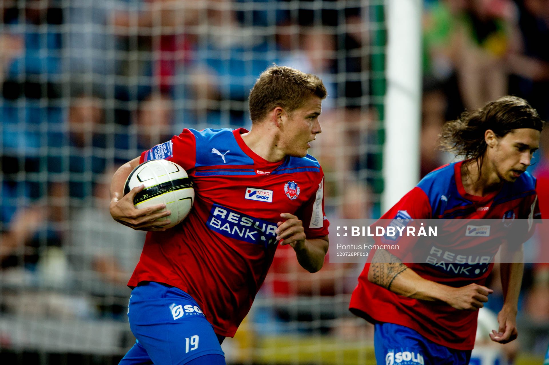 Alfred Finnbogason, Helsingborg, jubel, 1-2