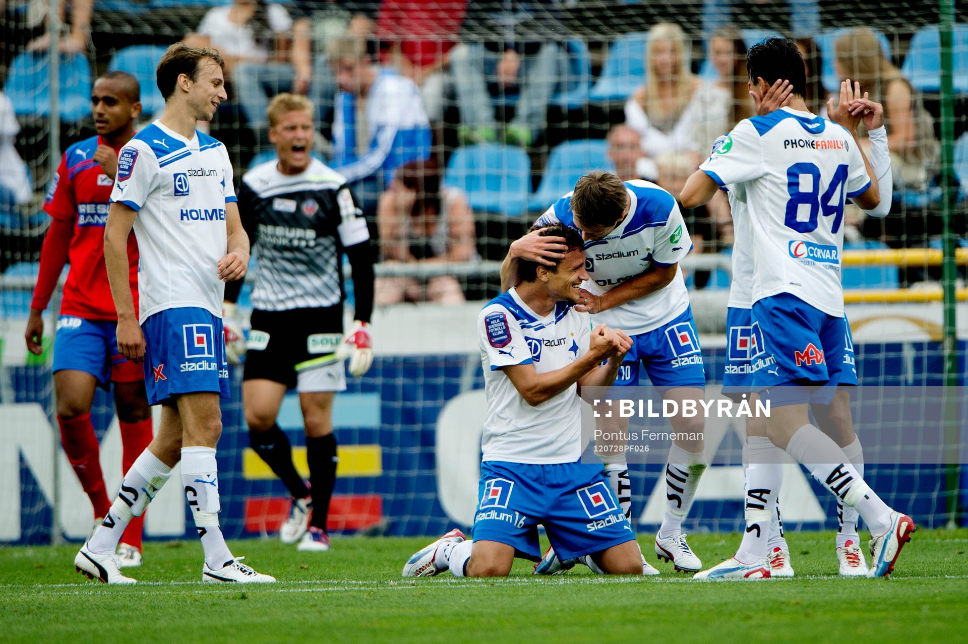 Shetim Hasani, Norrköping, jubel, 2-0